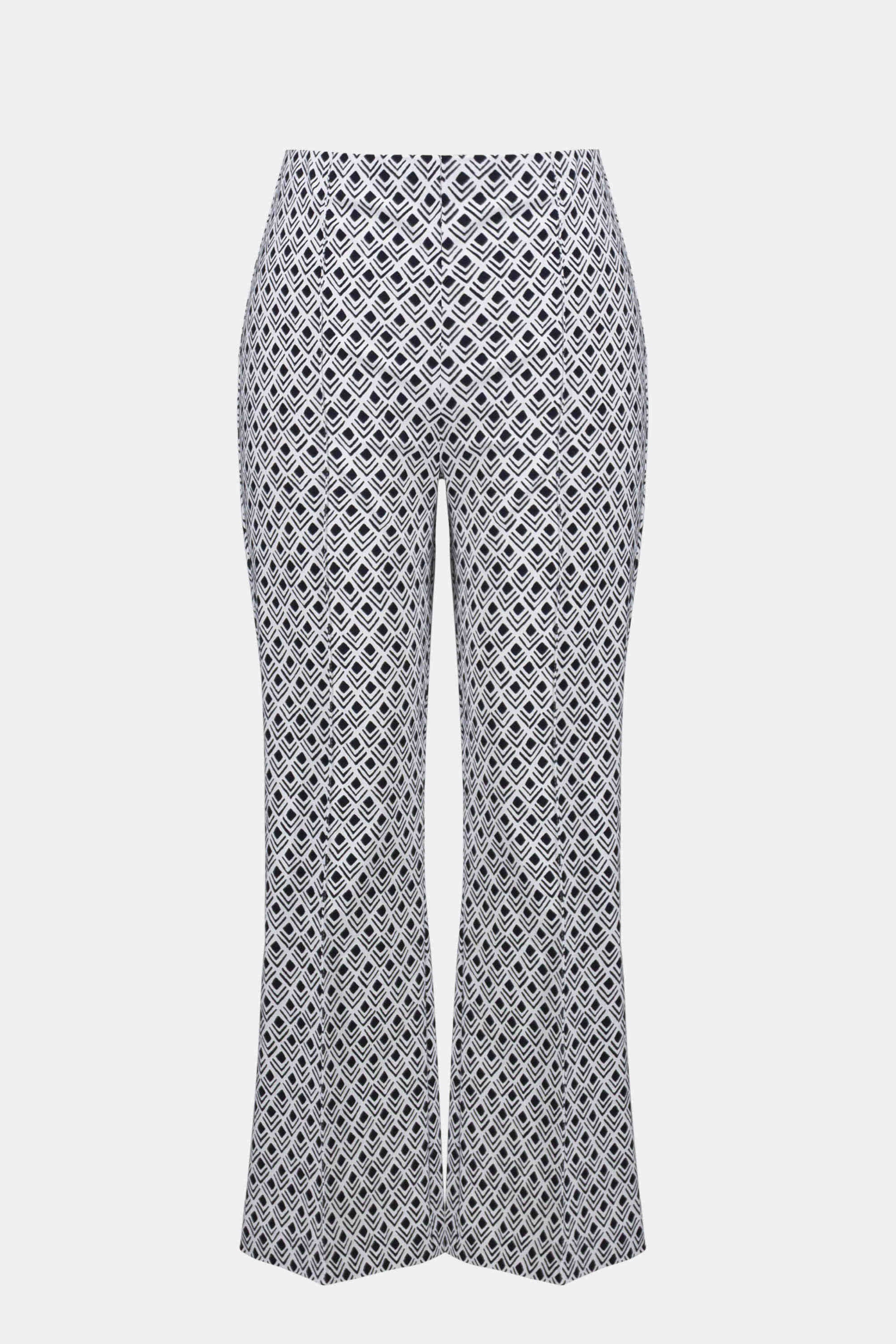 Joseph Ribkoff Millennium Geometric Print Flare Pull-On Pants-261083