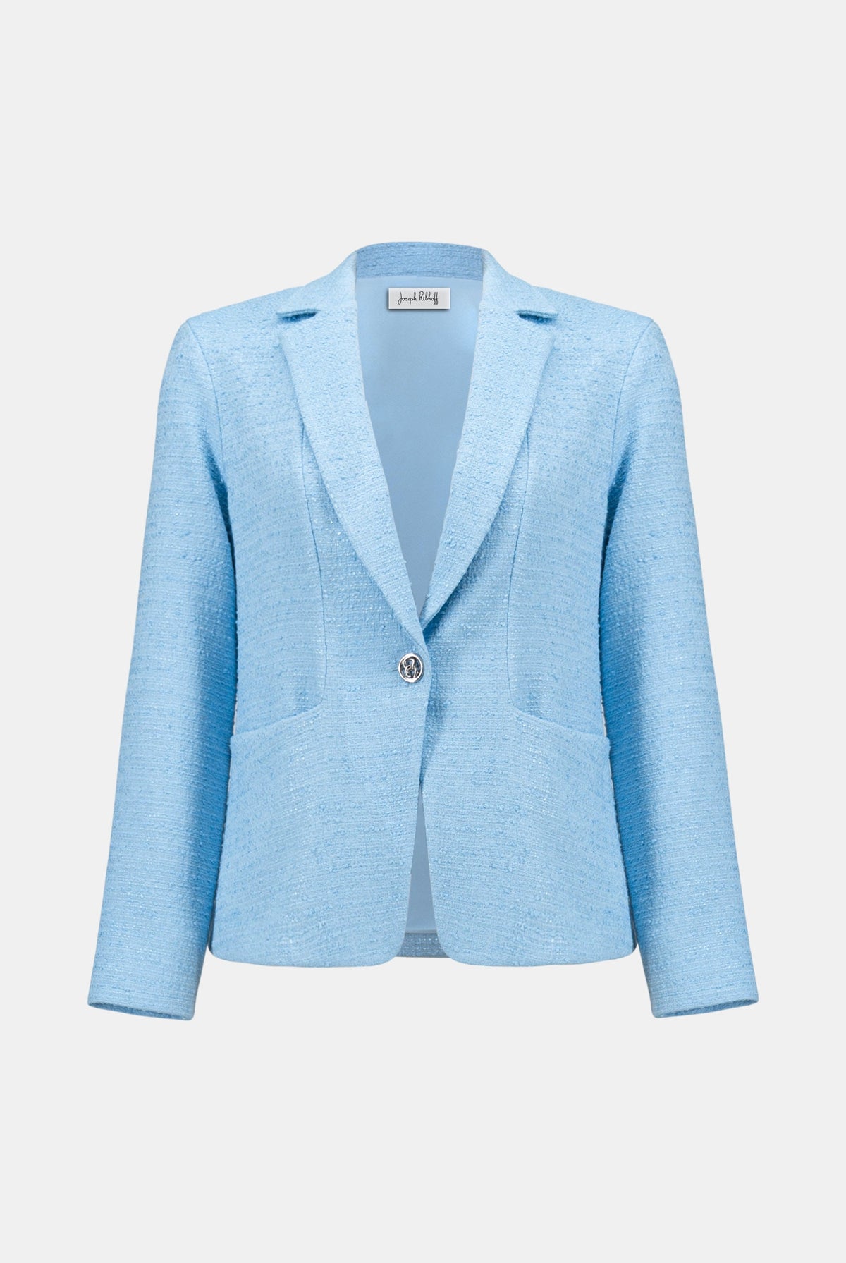 Joseph Ribkoff Bouclé Fitted Blazer With Notched Collar-261101, view 6