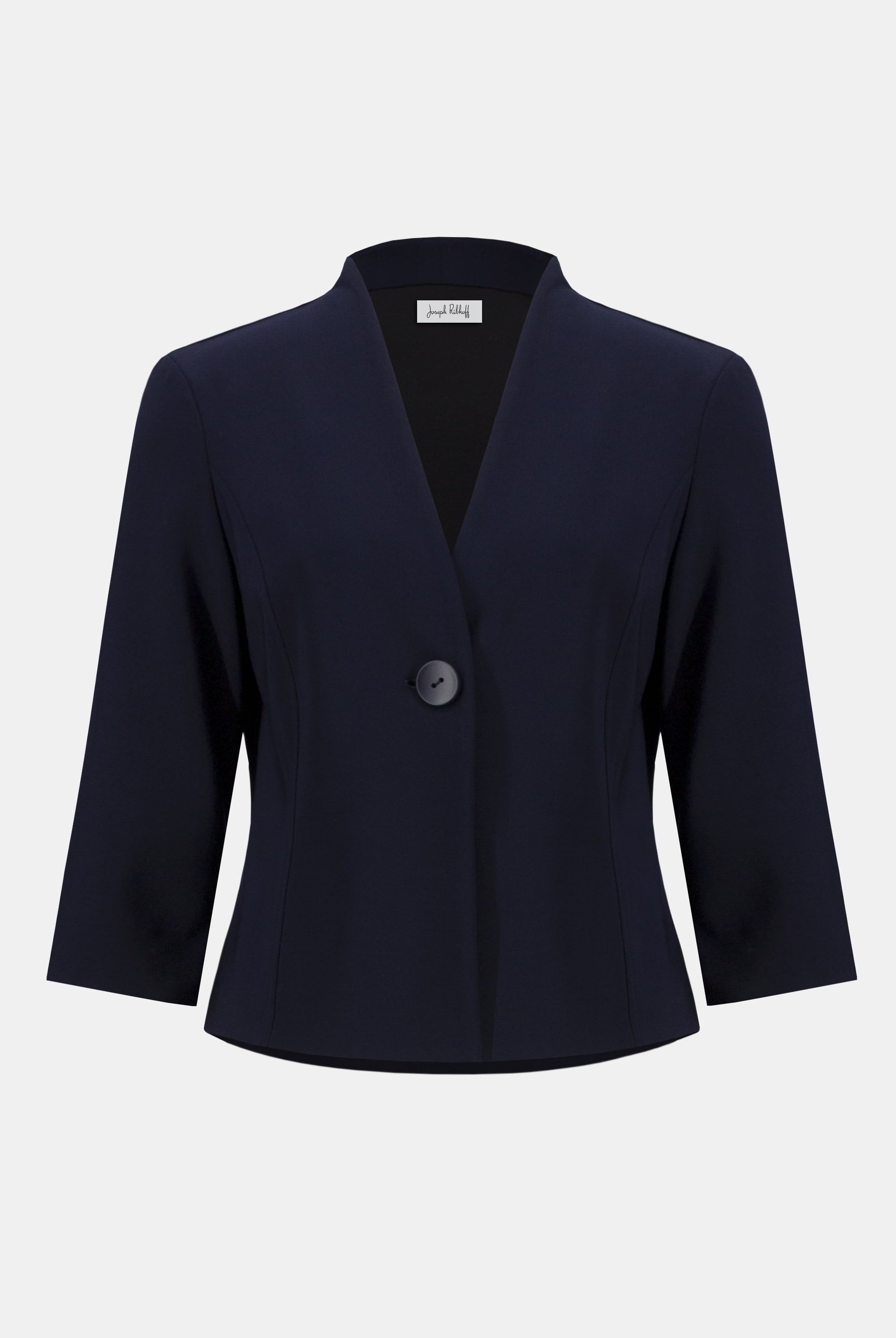 Silky Knit Fitted Jacket