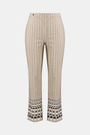 Joseph Ribkoff Millennium Geometric Print Straight Pull-On Pants-261222