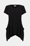 Joseph Ribkoff Silky Tunic With Handkerchief Hem-261310