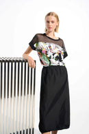 Joseph Ribkoff Memory Balloon Skirt With Elastic Waisband-261601