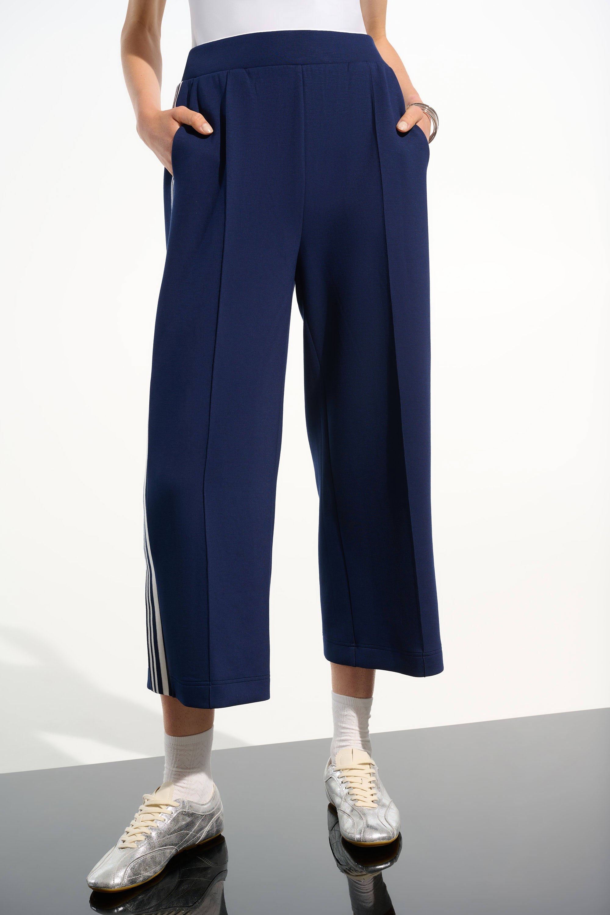 Joseph Ribkoff Scuba Jersey Pull-On Culotte Pants-261618