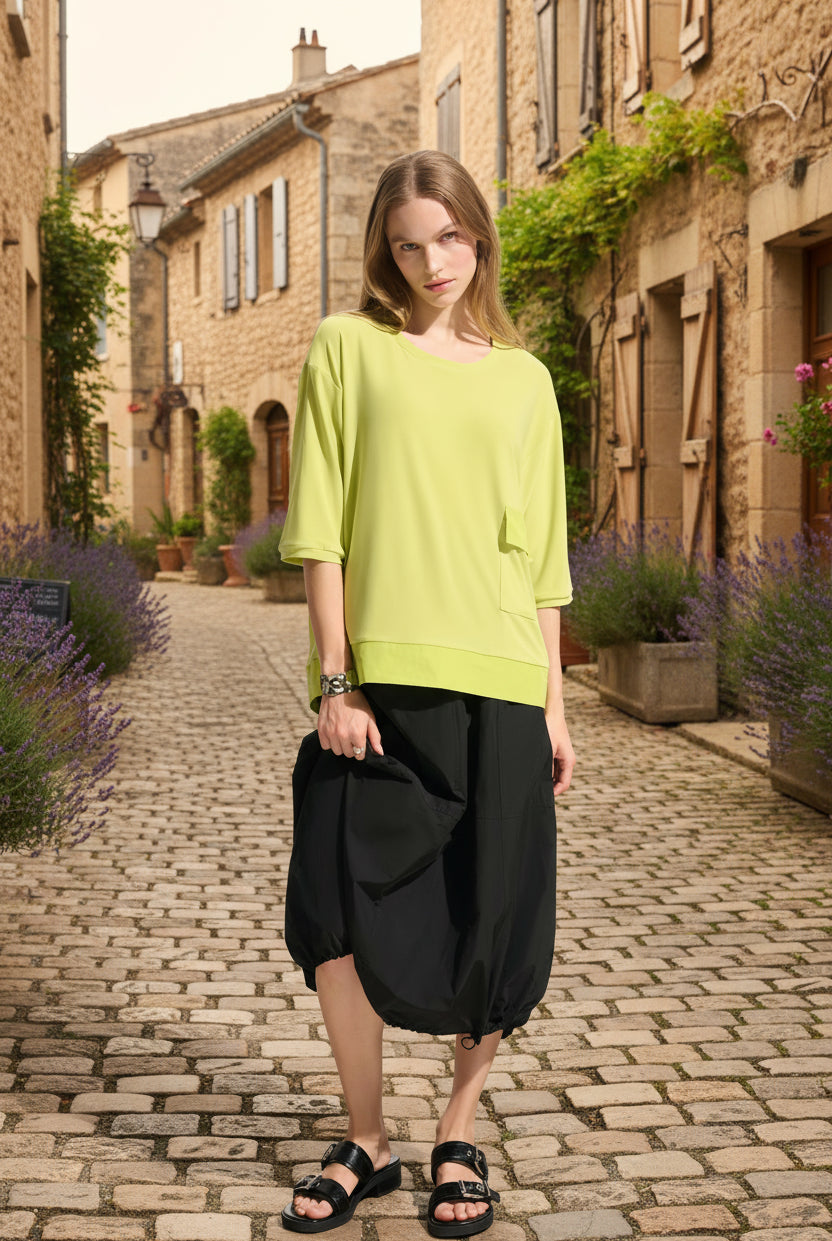 Joseph Ribkoff Silky Knit Boxy Tunic with Pockets | Unique Apparel USA