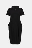 Joseph Ribkoff Cocoon Dress With Memory Funnel Collar-261633