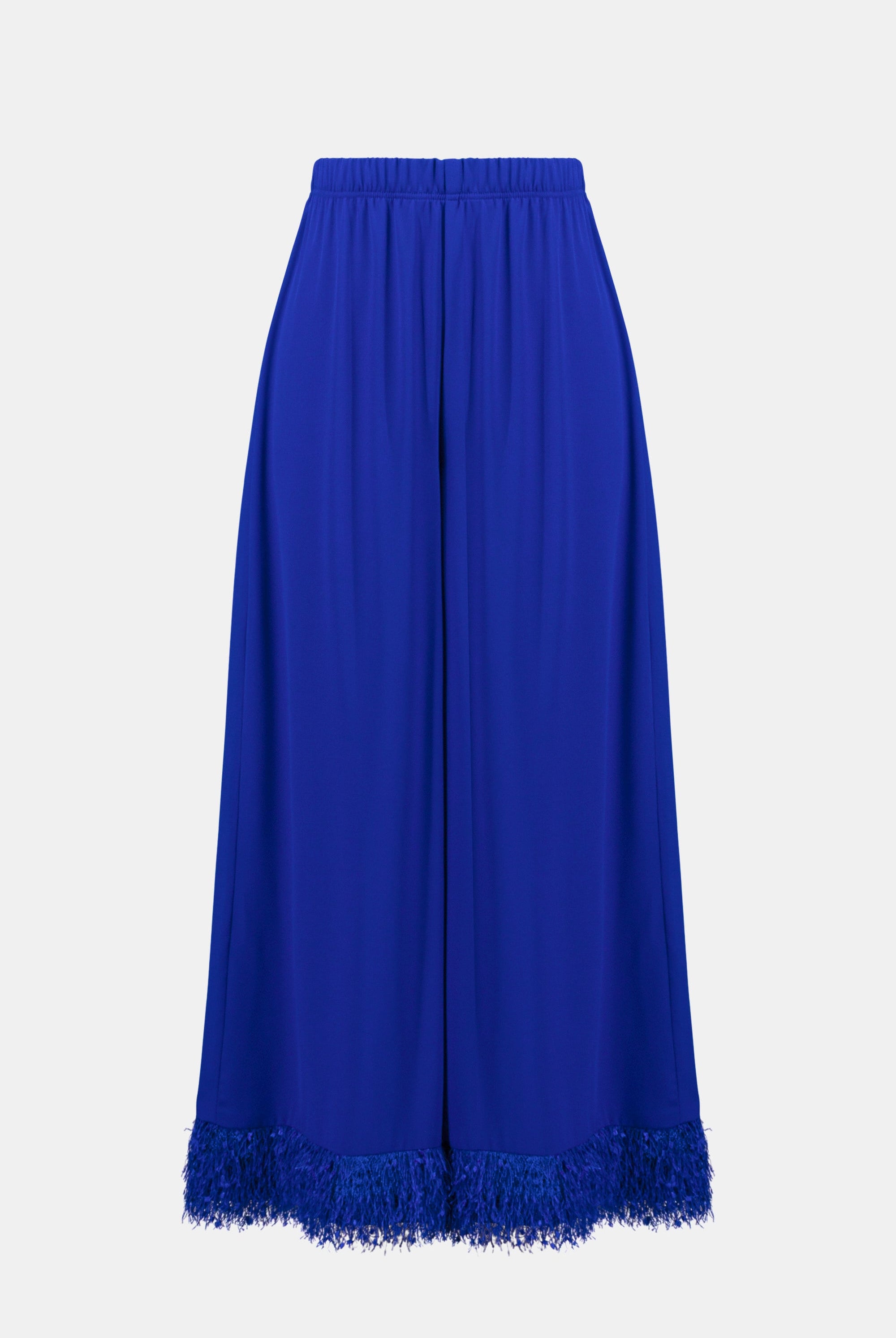 Signature | Georgette Wide Leg Culotte With Novelty Hem