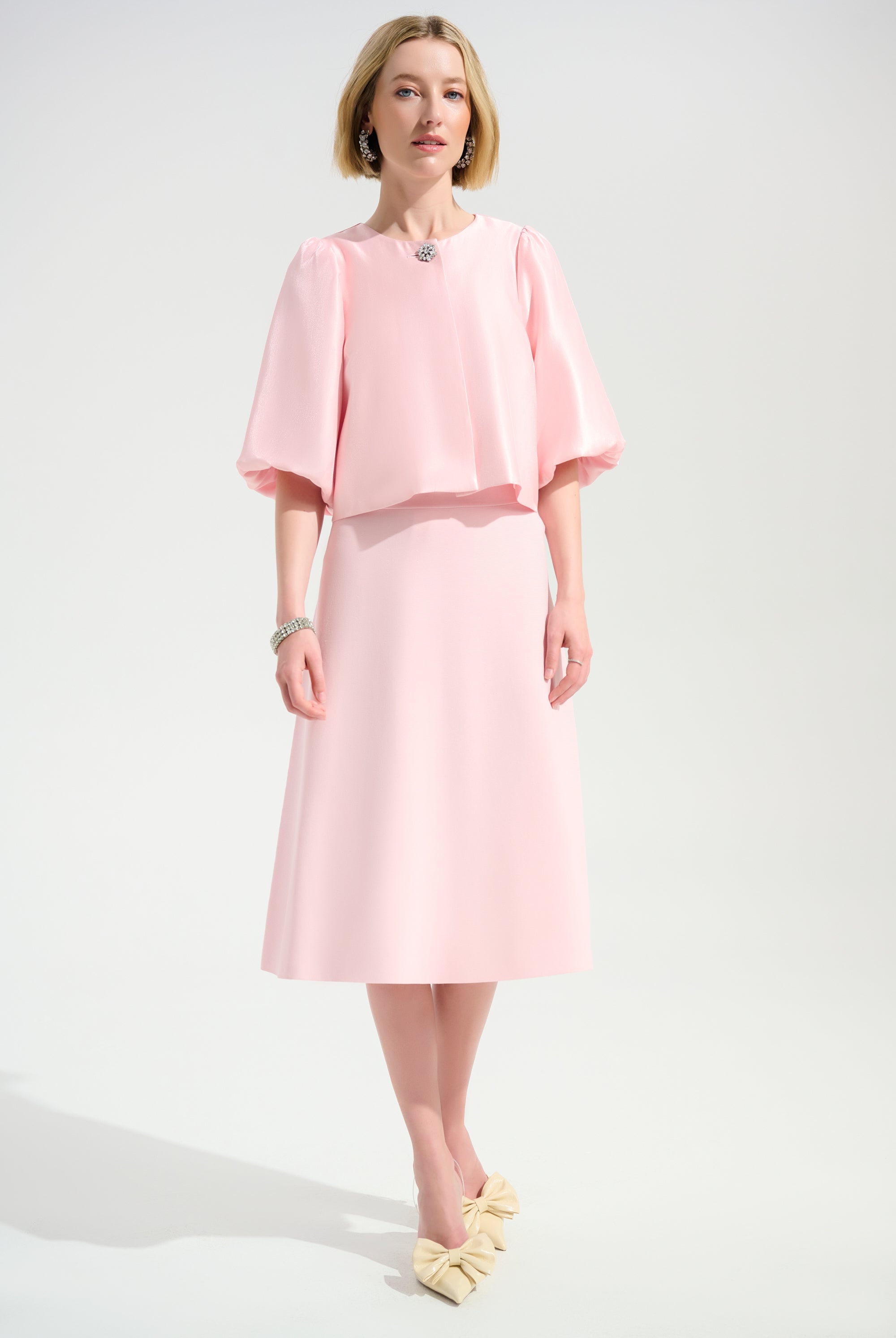 Signature | Viscose Sweaterknit A-Line Skirt