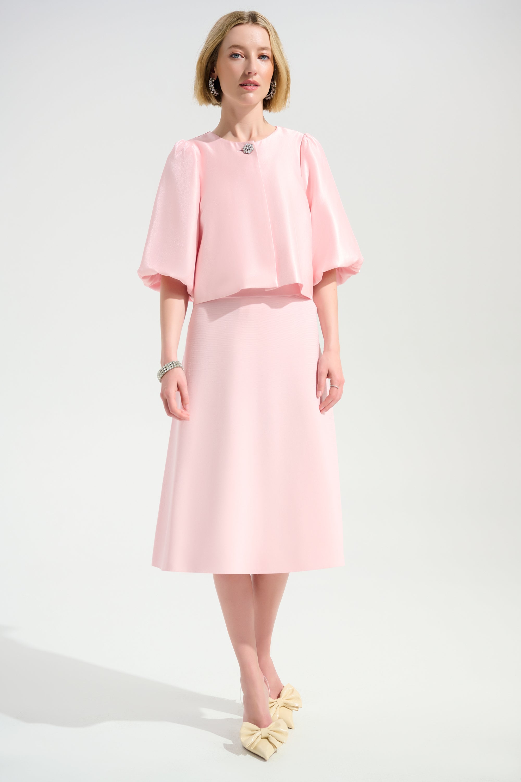 Signature | Viscose Sweaterknit A-Line Skirt