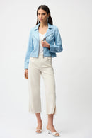 Joseph Ribkoff Foiled Faux Suede Fitted Jacket-261910