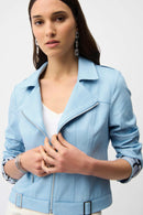 Joseph Ribkoff Foiled Faux Suede Fitted Jacket-261910