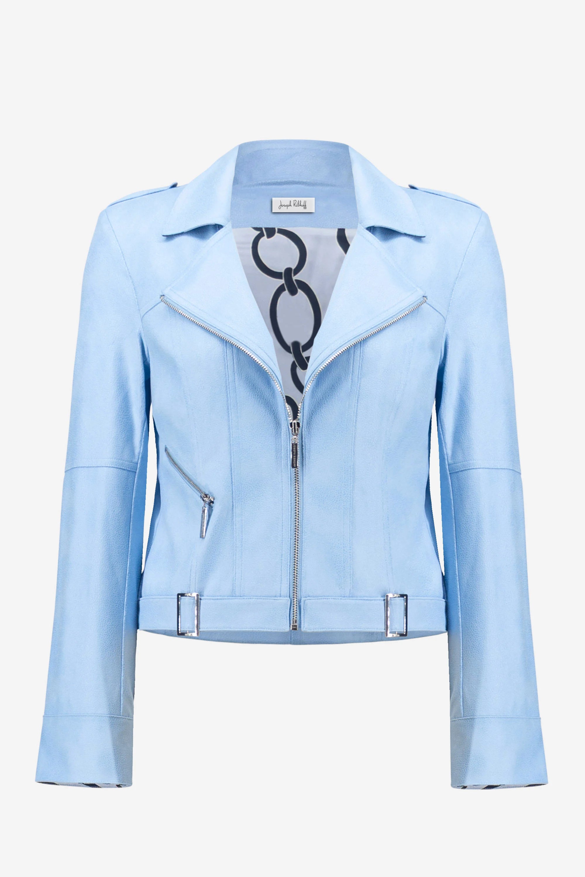 Joseph Ribkoff Foiled Faux Suede Fitted Jacket-261910