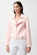 Joseph Ribkoff Foiled Faux Suede Fitted Jacket-261910