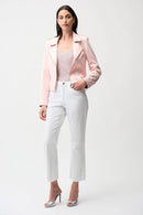 Joseph Ribkoff Foiled Faux Suede Fitted Jacket-261910