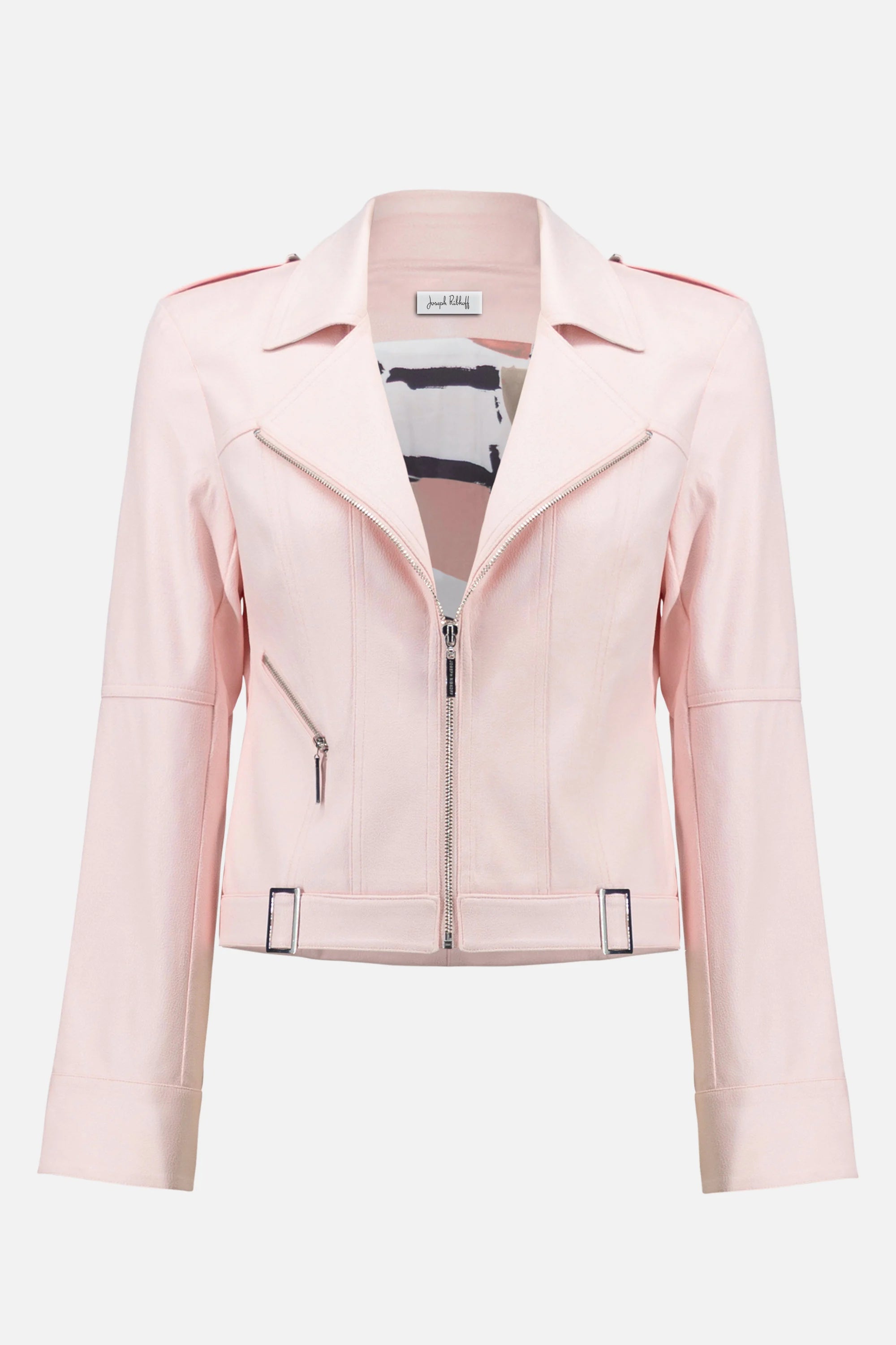 Joseph Ribkoff Foiled Faux Suede Fitted Jacket-261910