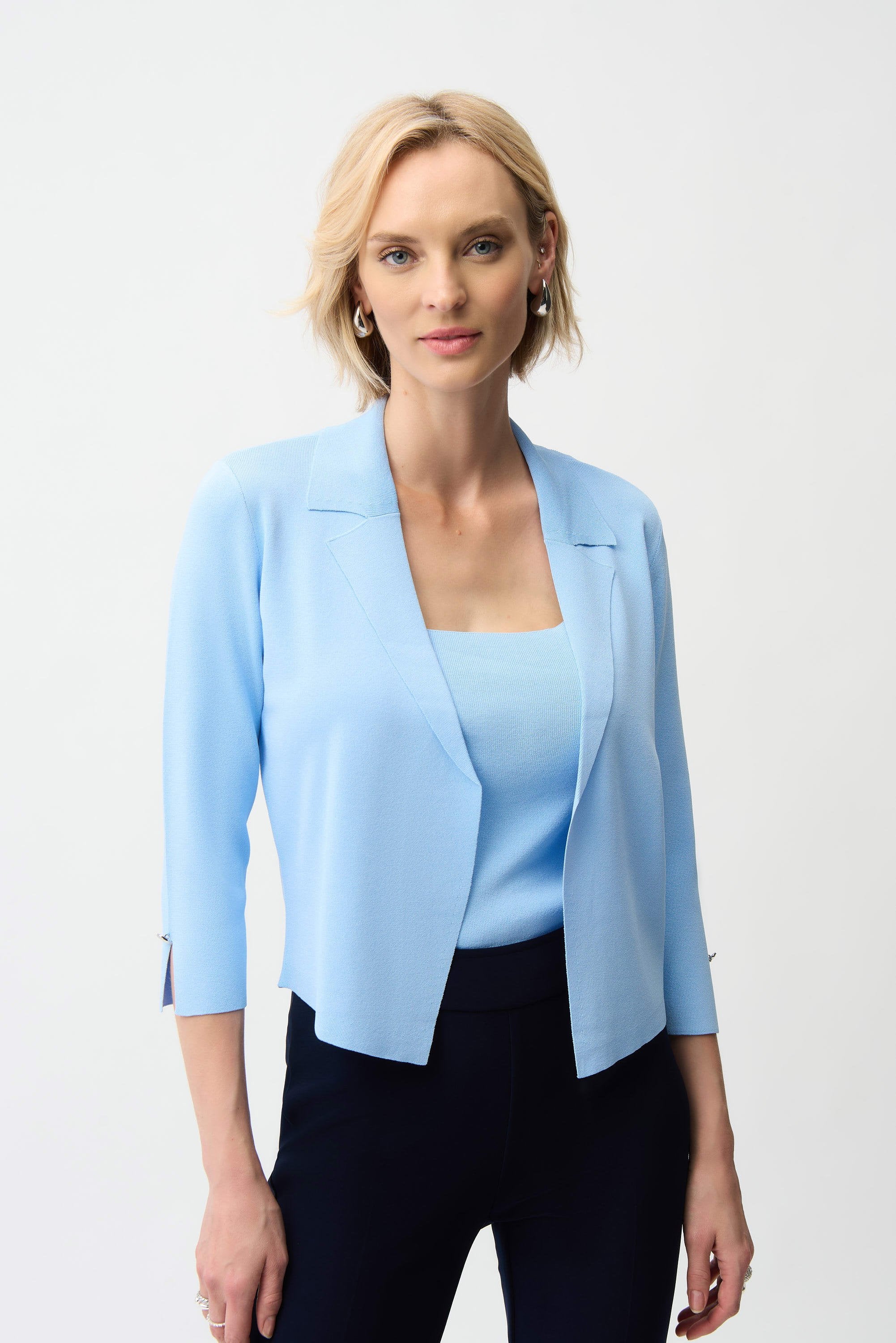 Joseph Ribkoff Viscose Blend Open-Front Cardigan-261920