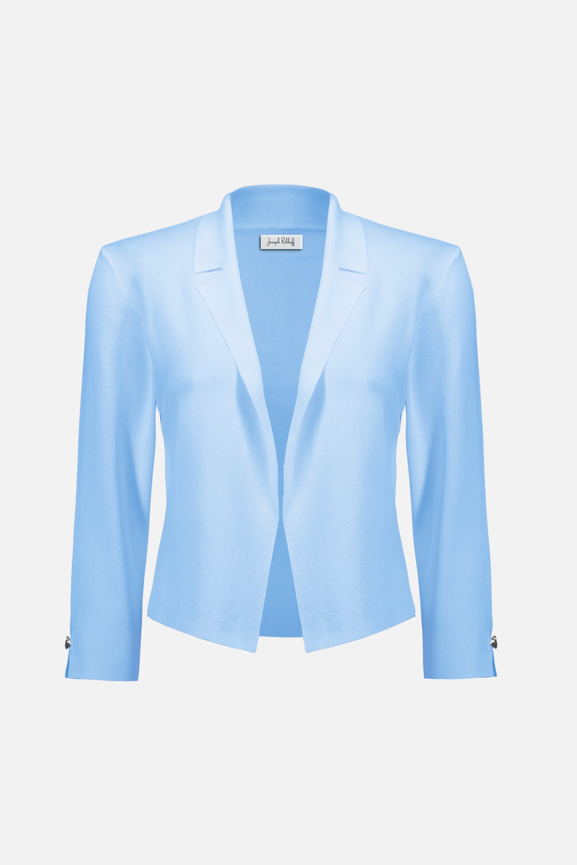 Viscose Blend Open-Front Cardigan