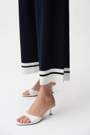 Joseph Ribkoff Viscose Blend Culotte pants With Stripe Detail-261942