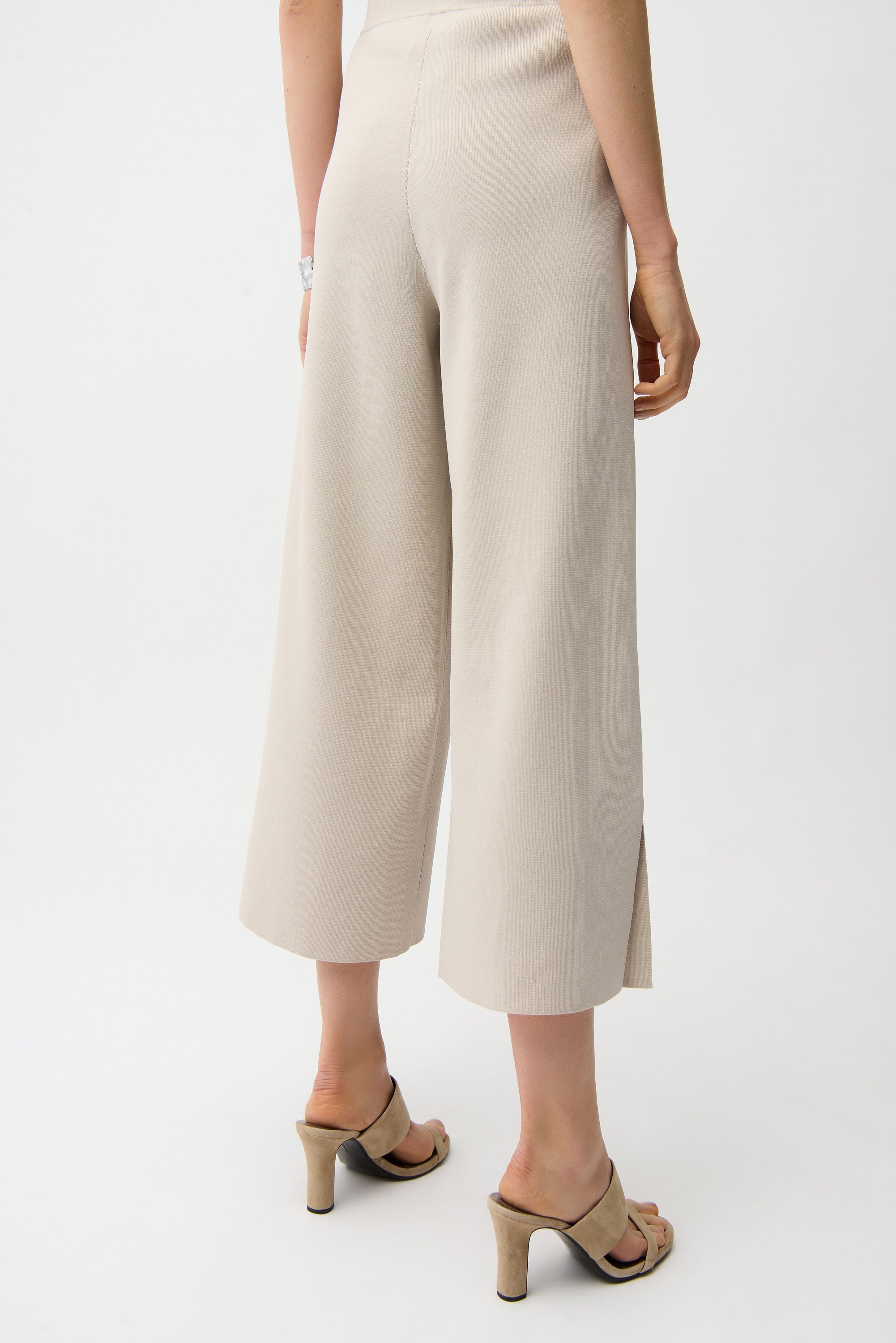 Viscose Blend Culotte Pants