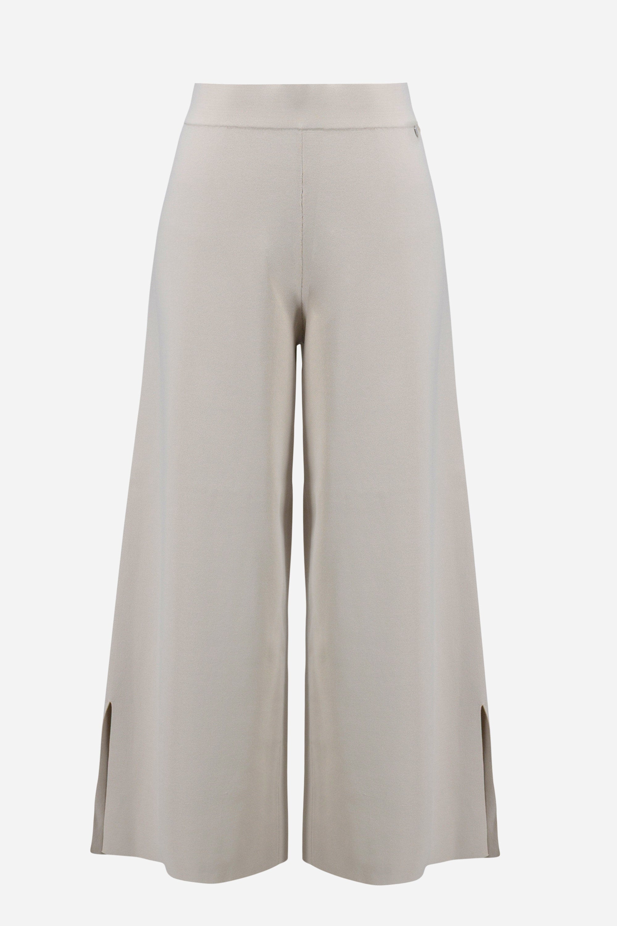 Viscose Blend Culotte Pants