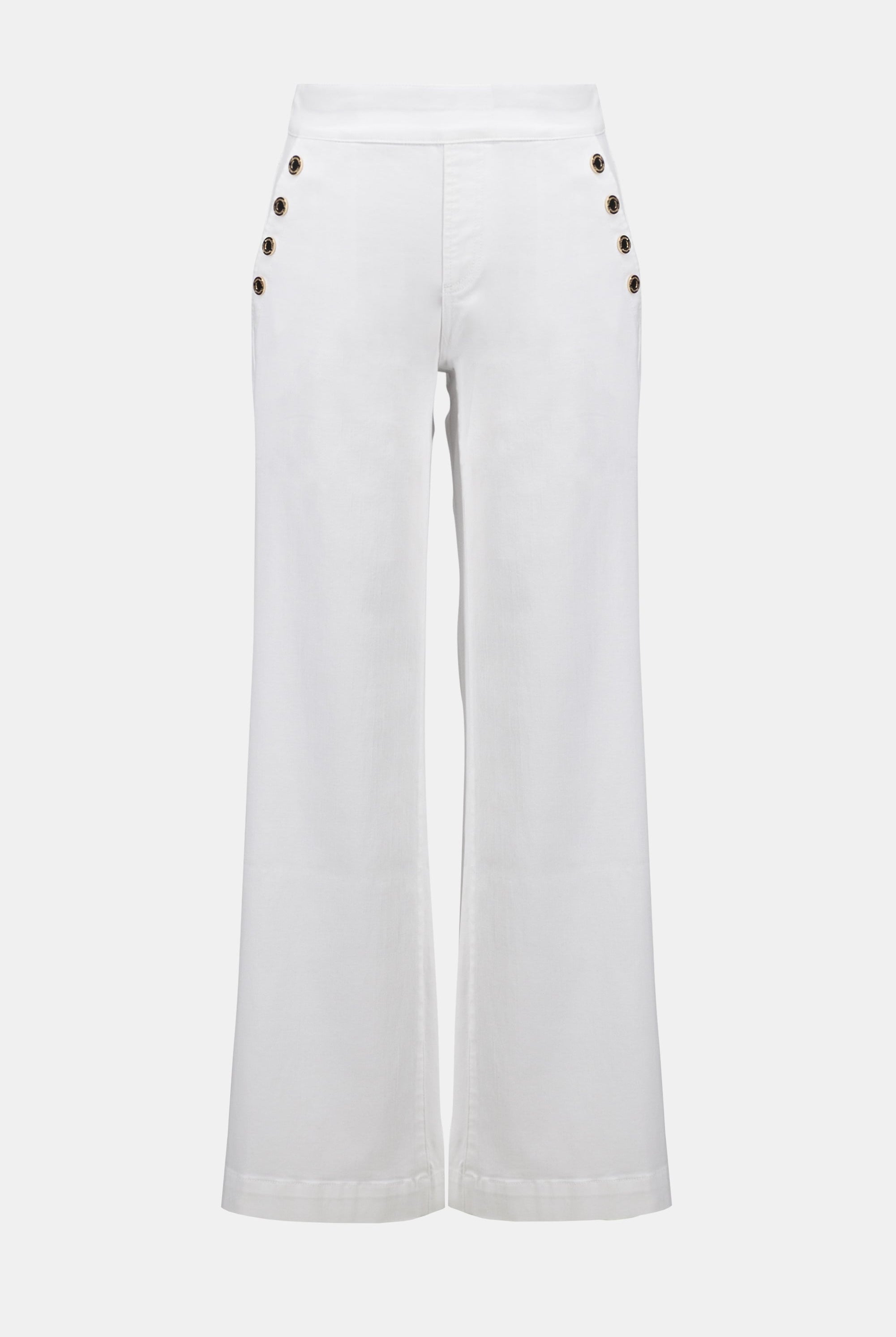 Wide Leg Pull-On Jeans