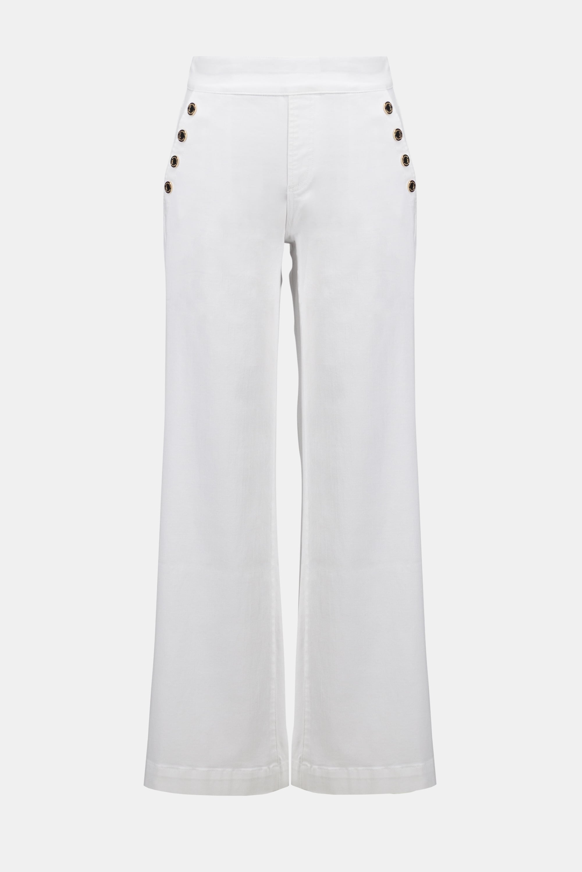 Wide Leg Pull-On Jeans