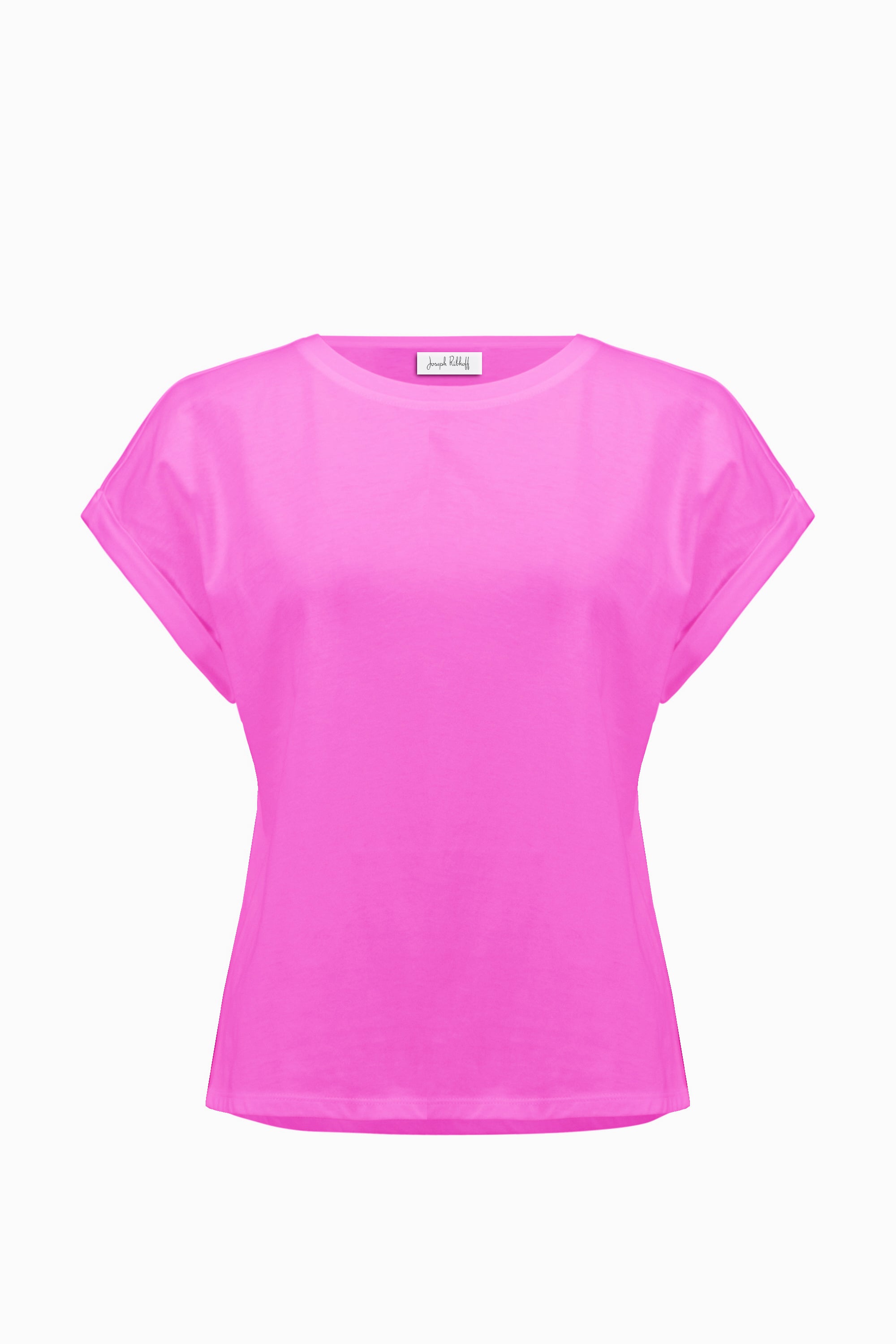 Joseph Ribkoff Cotton Boxy Crewneck T-Shirt-261999