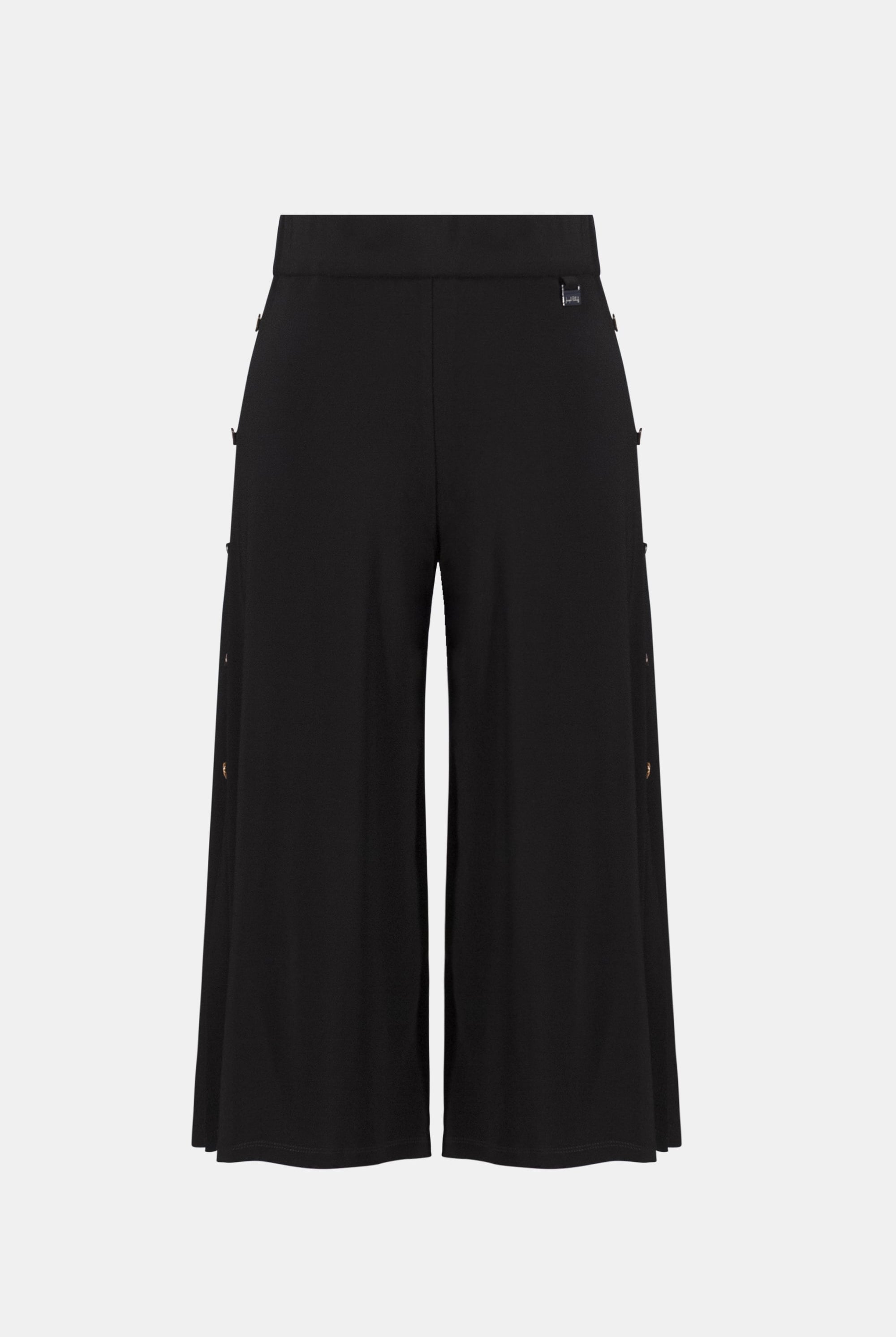 Silky Knit Wide Leg Culotte Pants