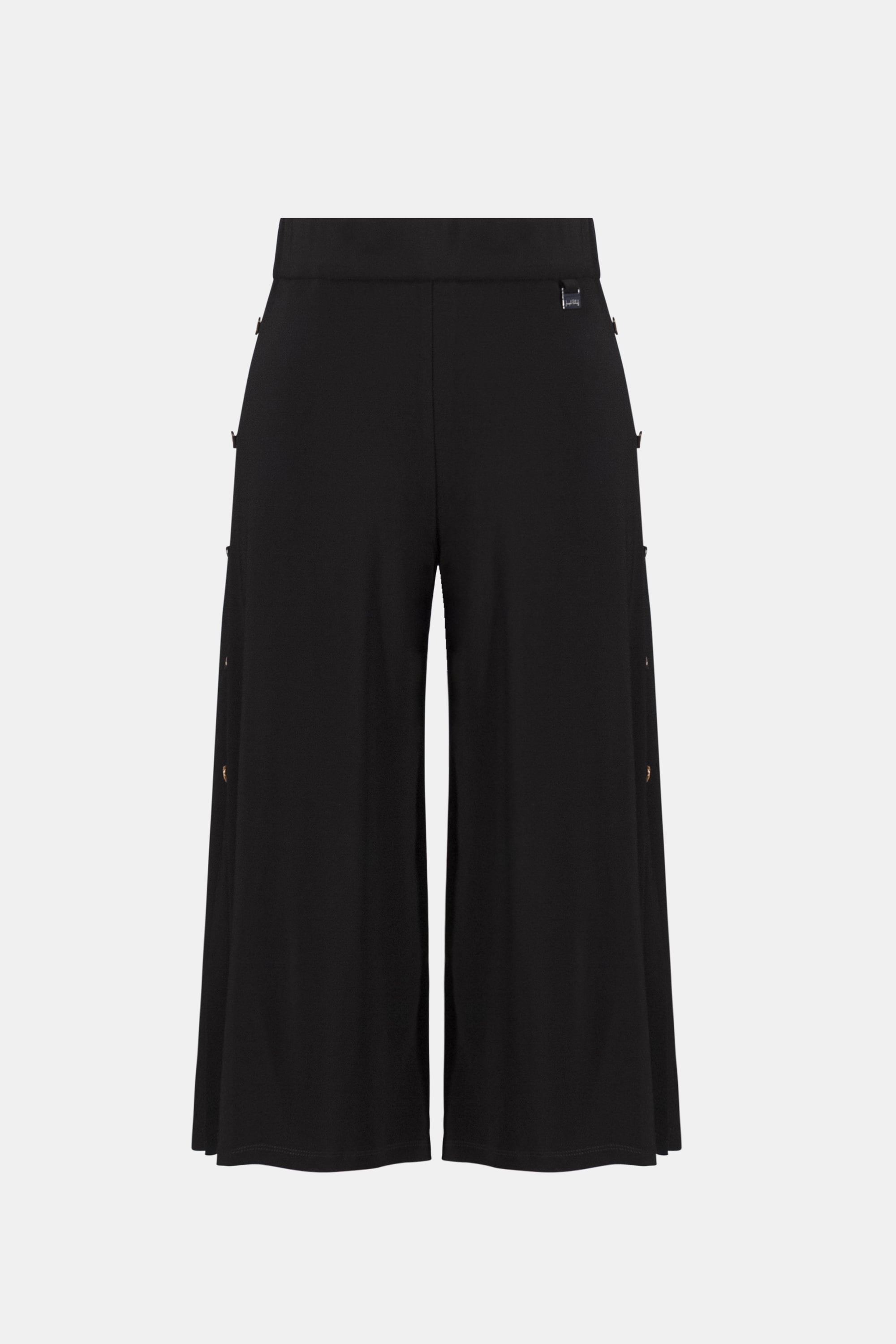 Silky Knit Wide Leg Culotte Pants