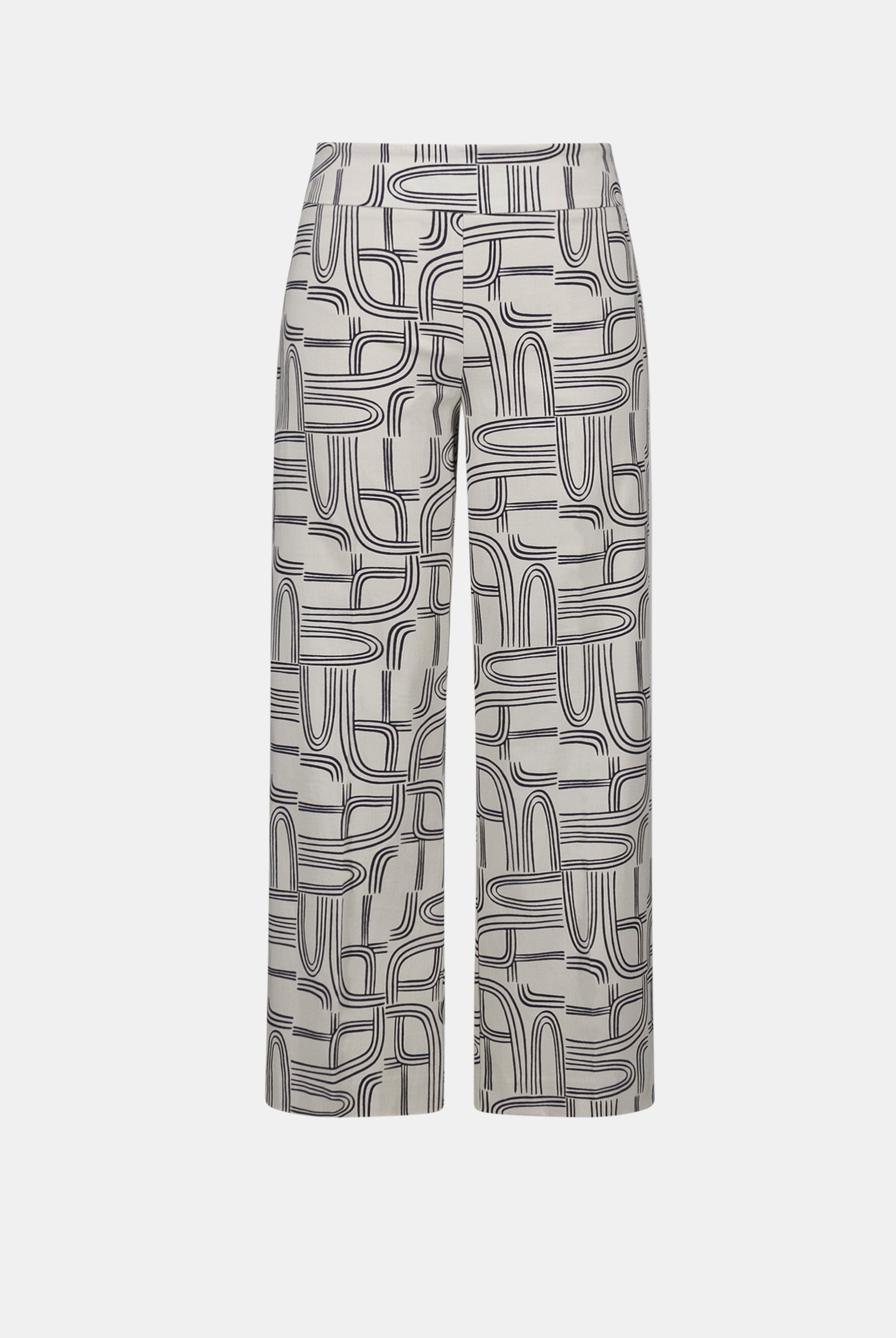 Millennium Geometric Print Wide Leg Pants