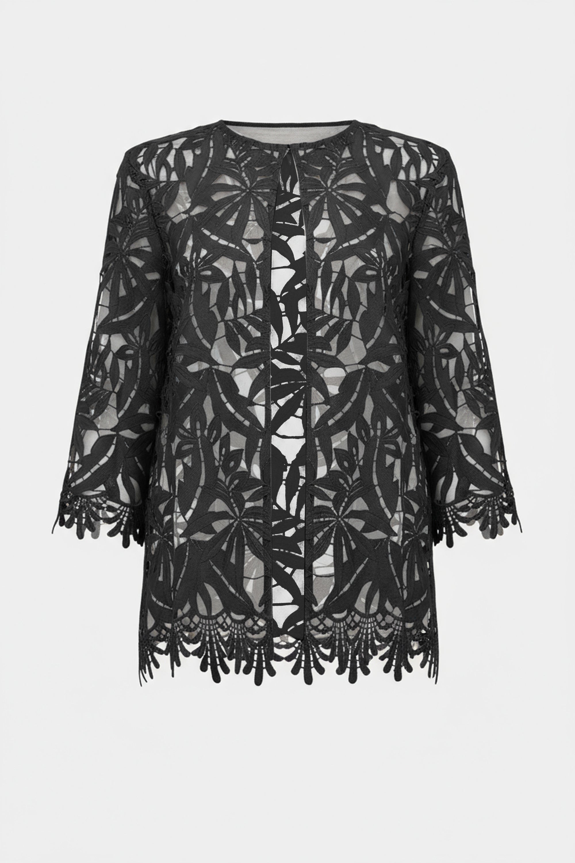Guipure Lace Straight Cover-Up