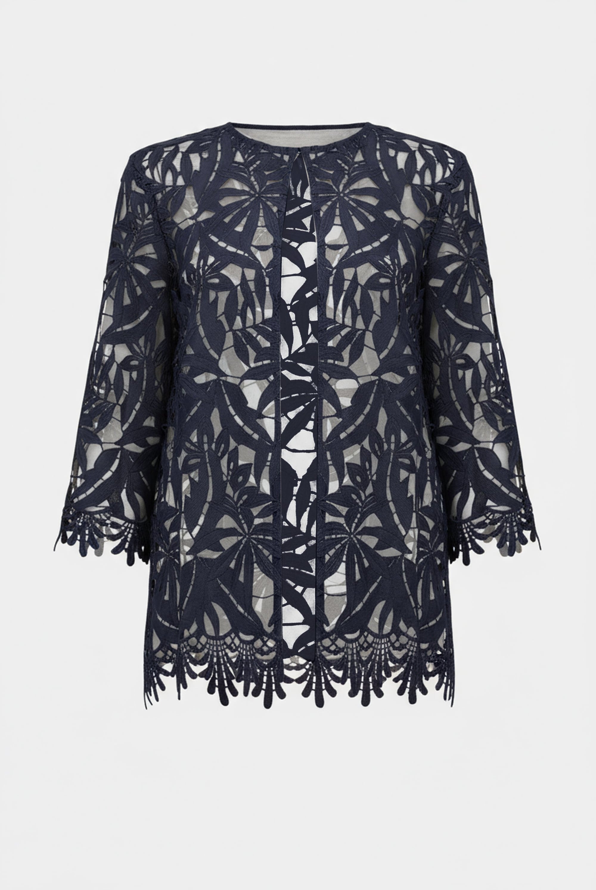 Guipure Lace Straight Cover-Up