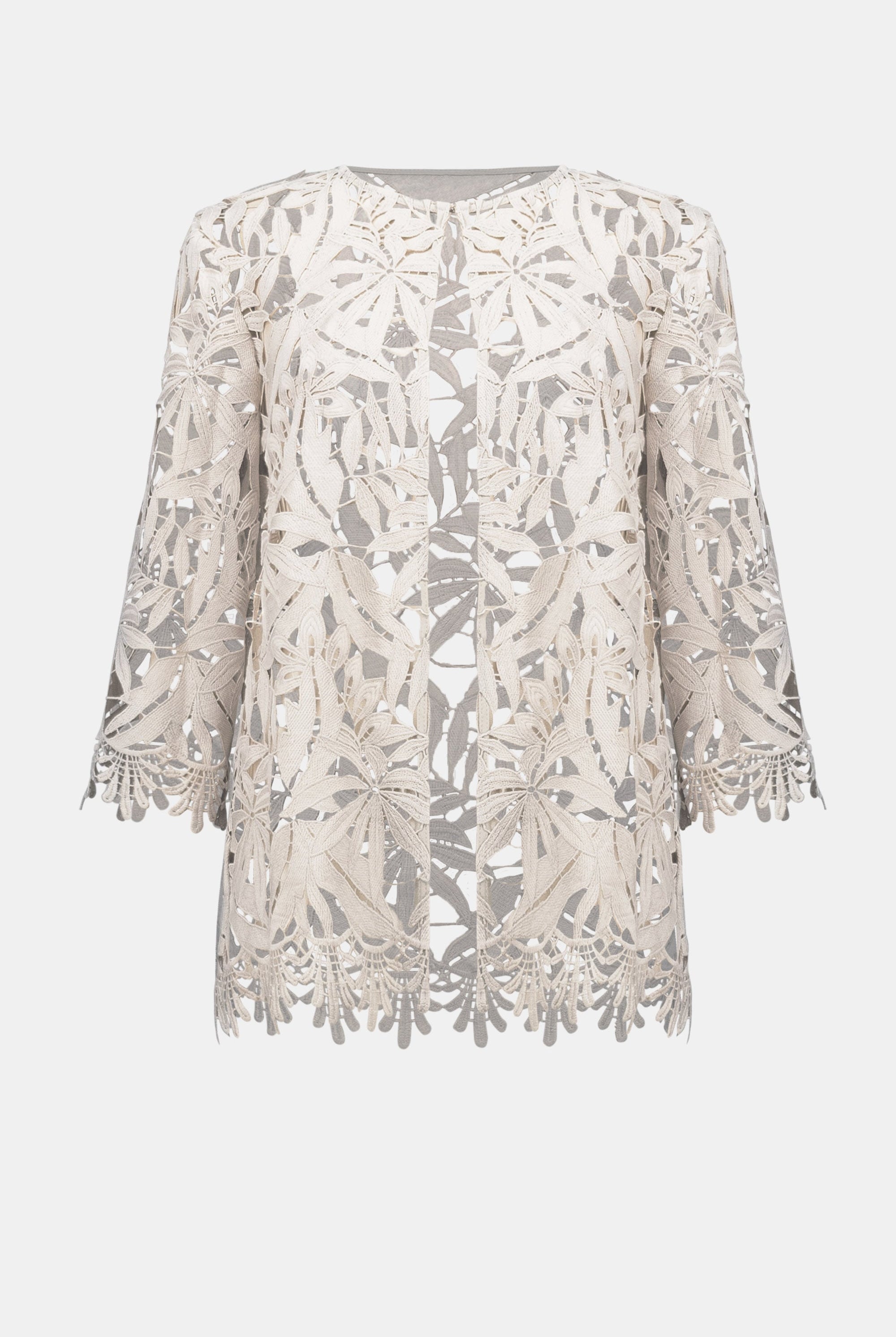 Guipure Lace Straight Cover-Up
