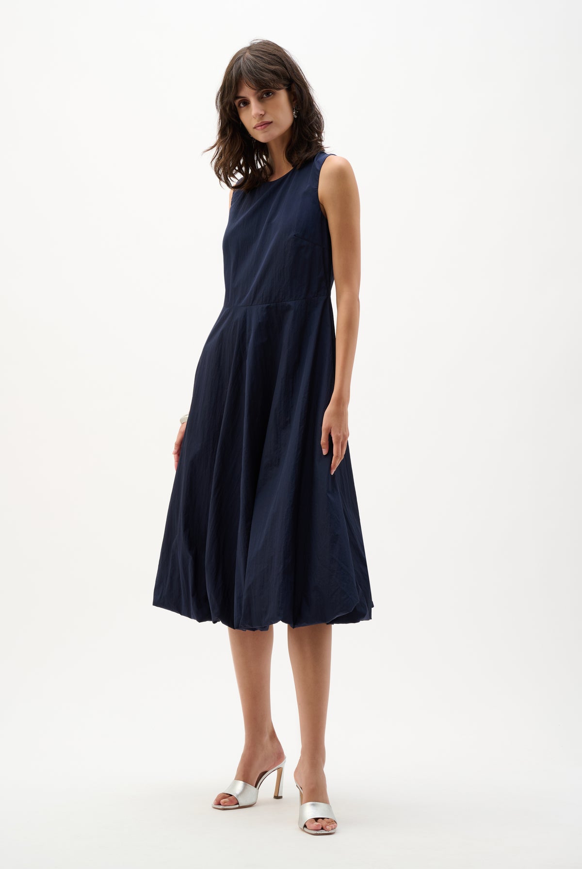 Joseph Ribkoff Woven Parachute A-Line Dress With Bubble Skirt-262115