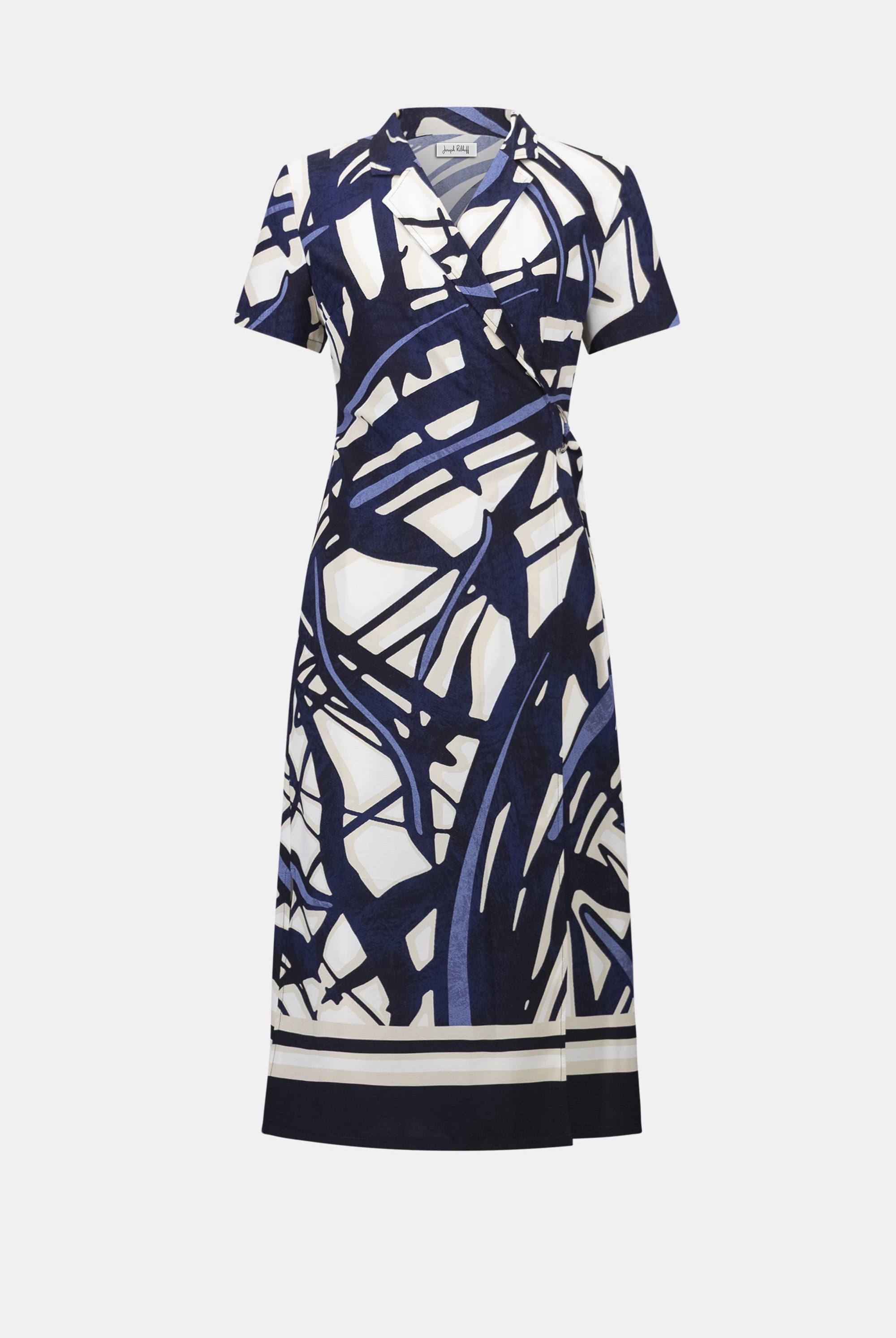 Recycled Woven Abstract Print Shirt Dress