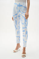 Joseph Ribkoff Silky Knit Geometric Print Straight Leg Pull-On Pants-262131