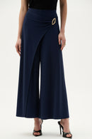 Joseph Ribkoff Silky Knit Culotte Pull-On Pants With Buckle Detail-262150
