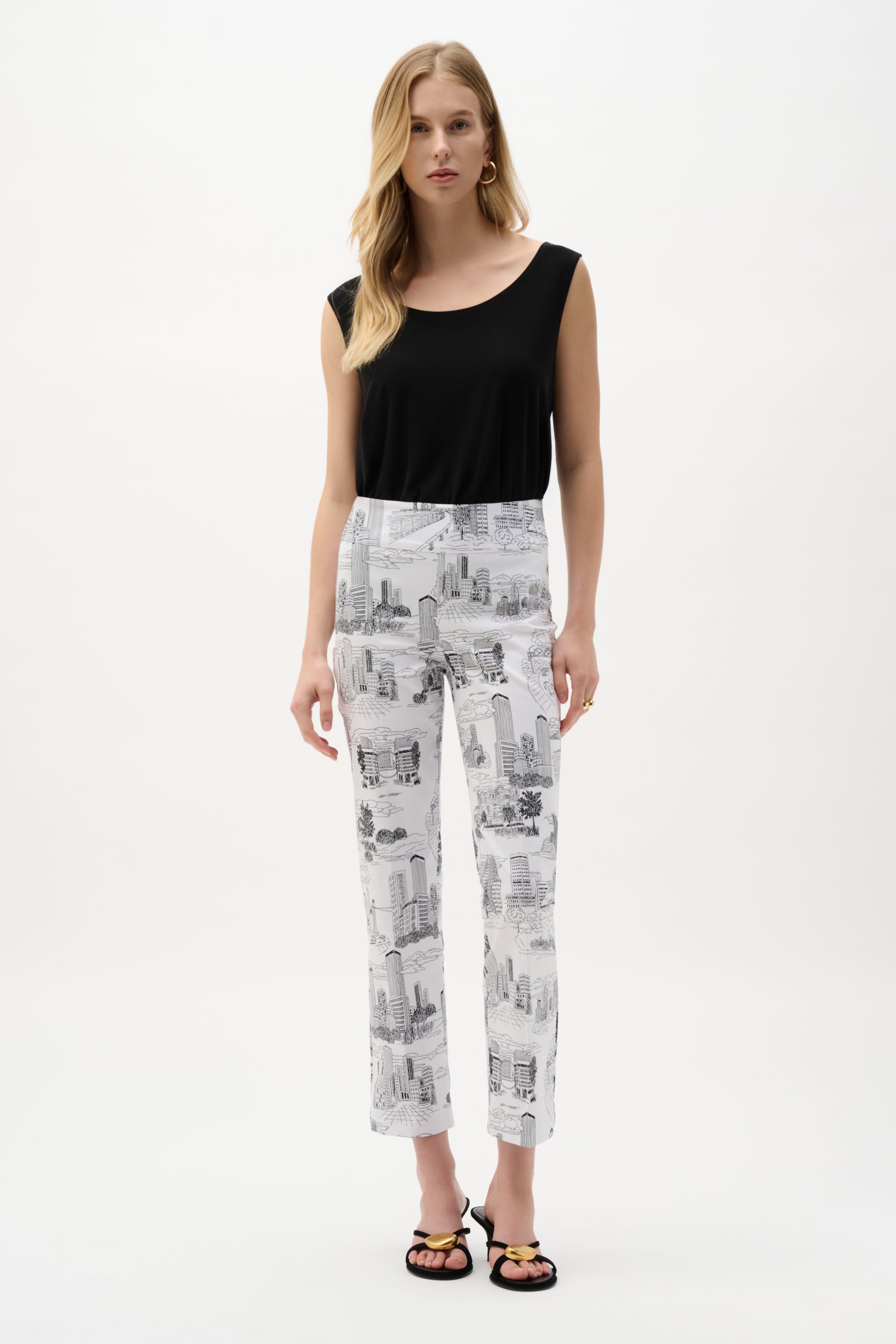 Millennium Printed Straight Pull-On Pants