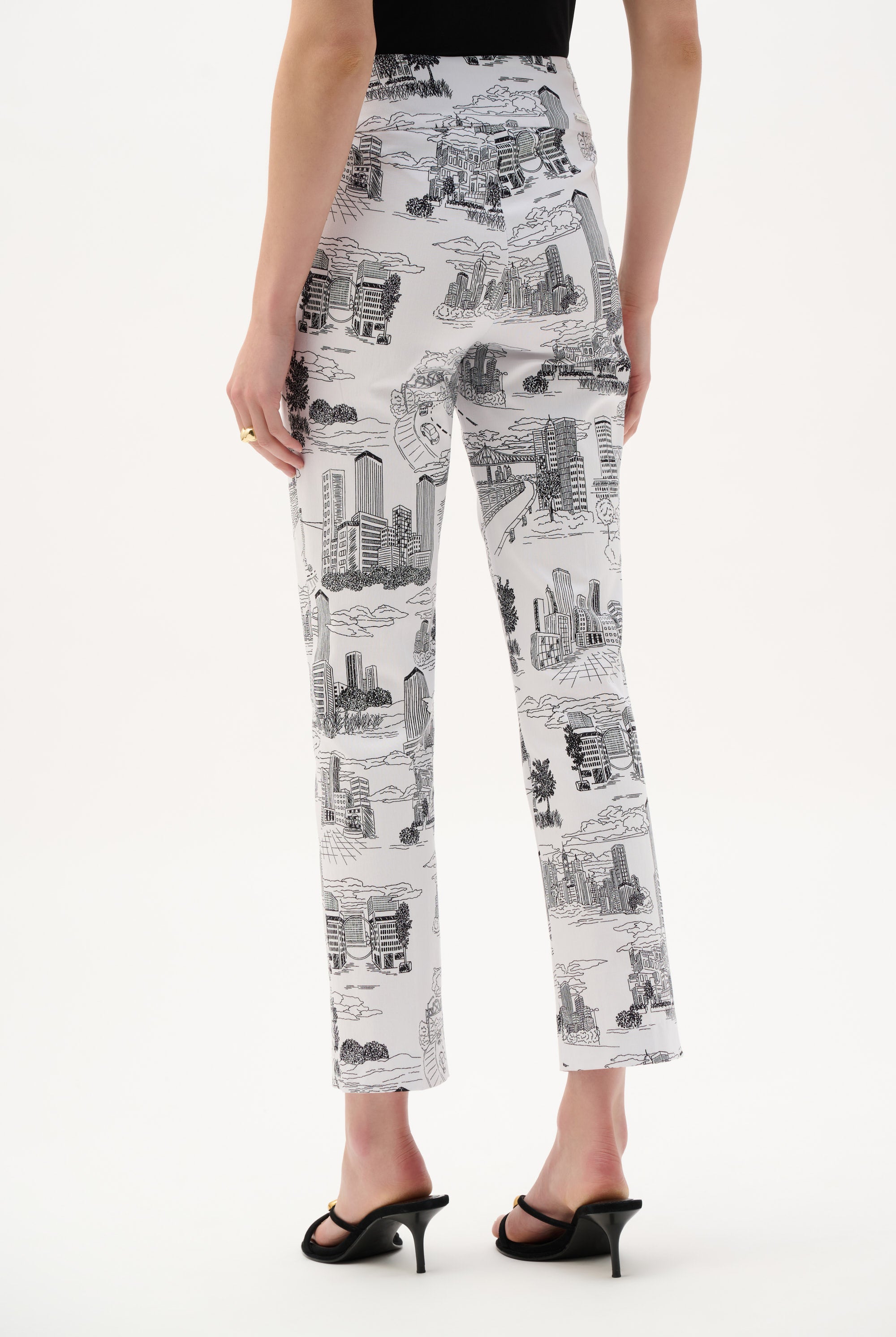 Millennium Printed Straight Pull-On Pants
