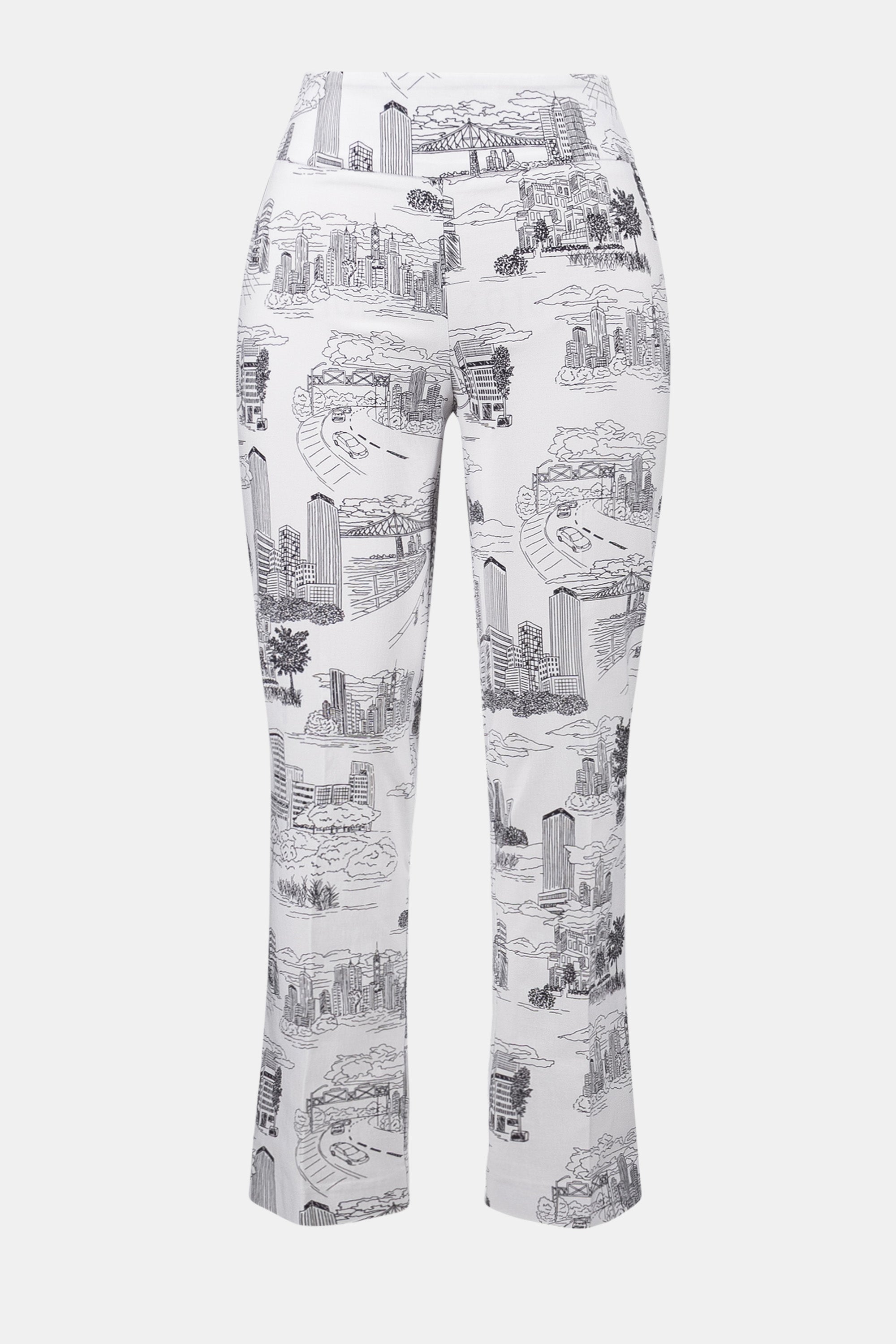Millennium Printed Straight Pull-On Pants