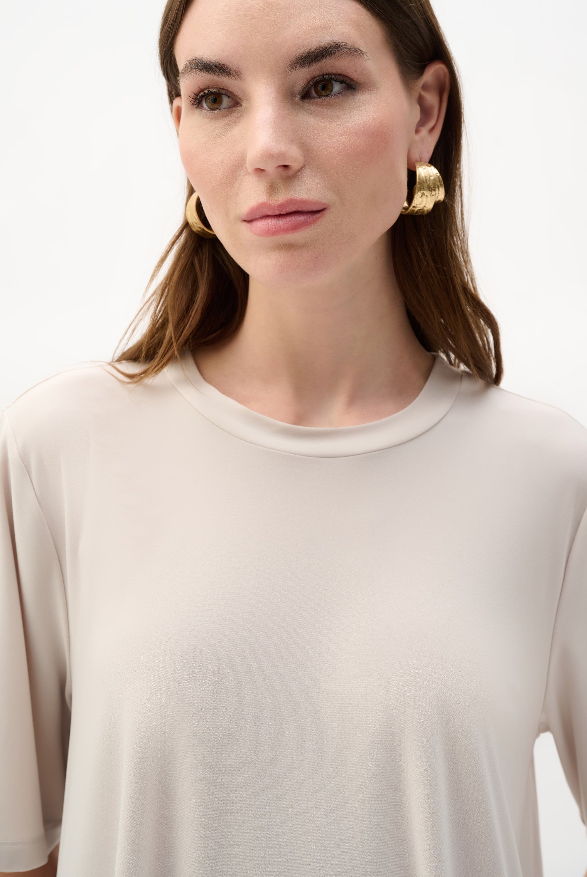 Silky Knit Trapeze Top