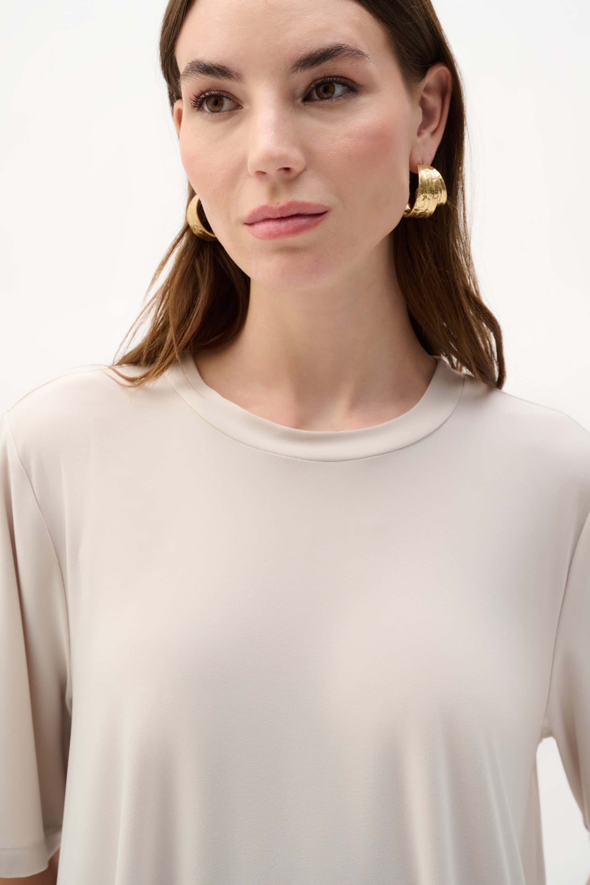 Silky Knit Trapeze Top