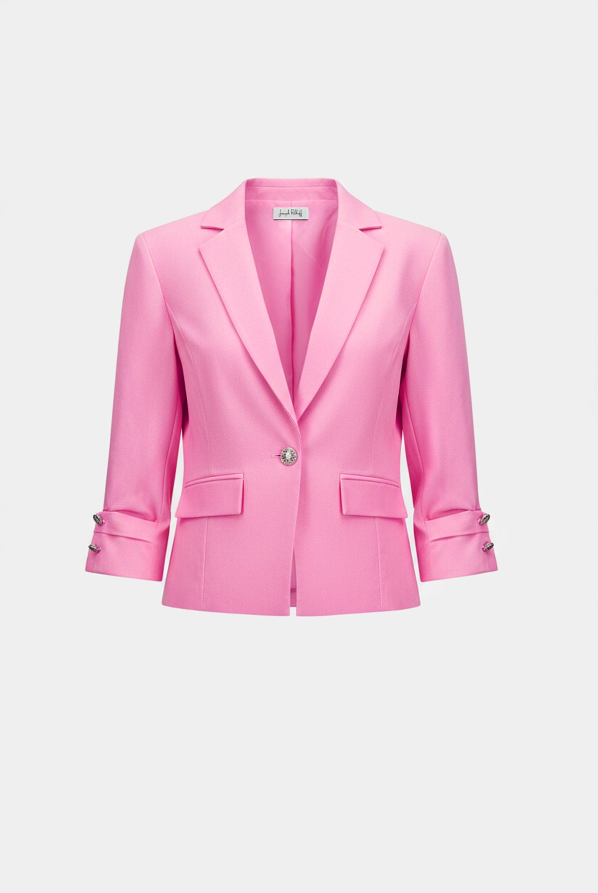 Joseph Ribkoff Millennium Fitted Blazer With Statement Button-262235, view 7