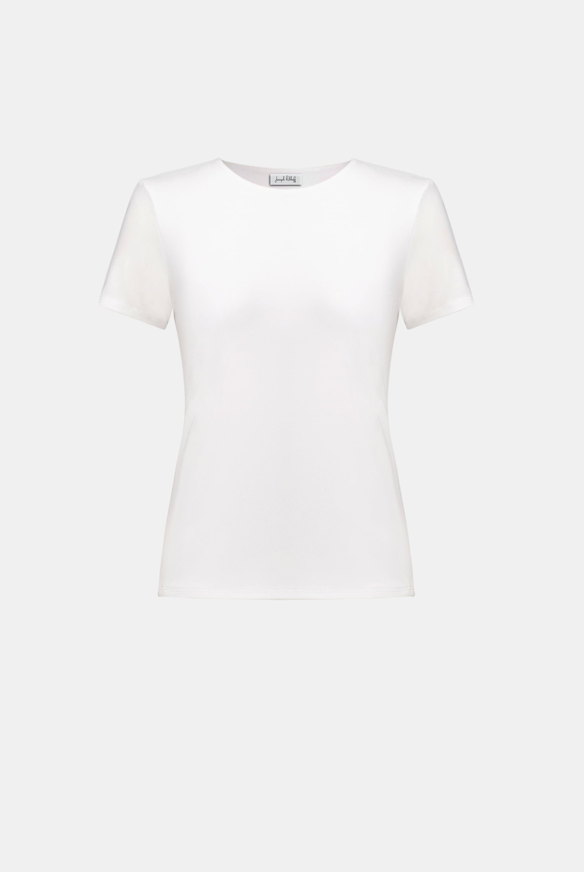 Silky Knit Fitted T-Shirt