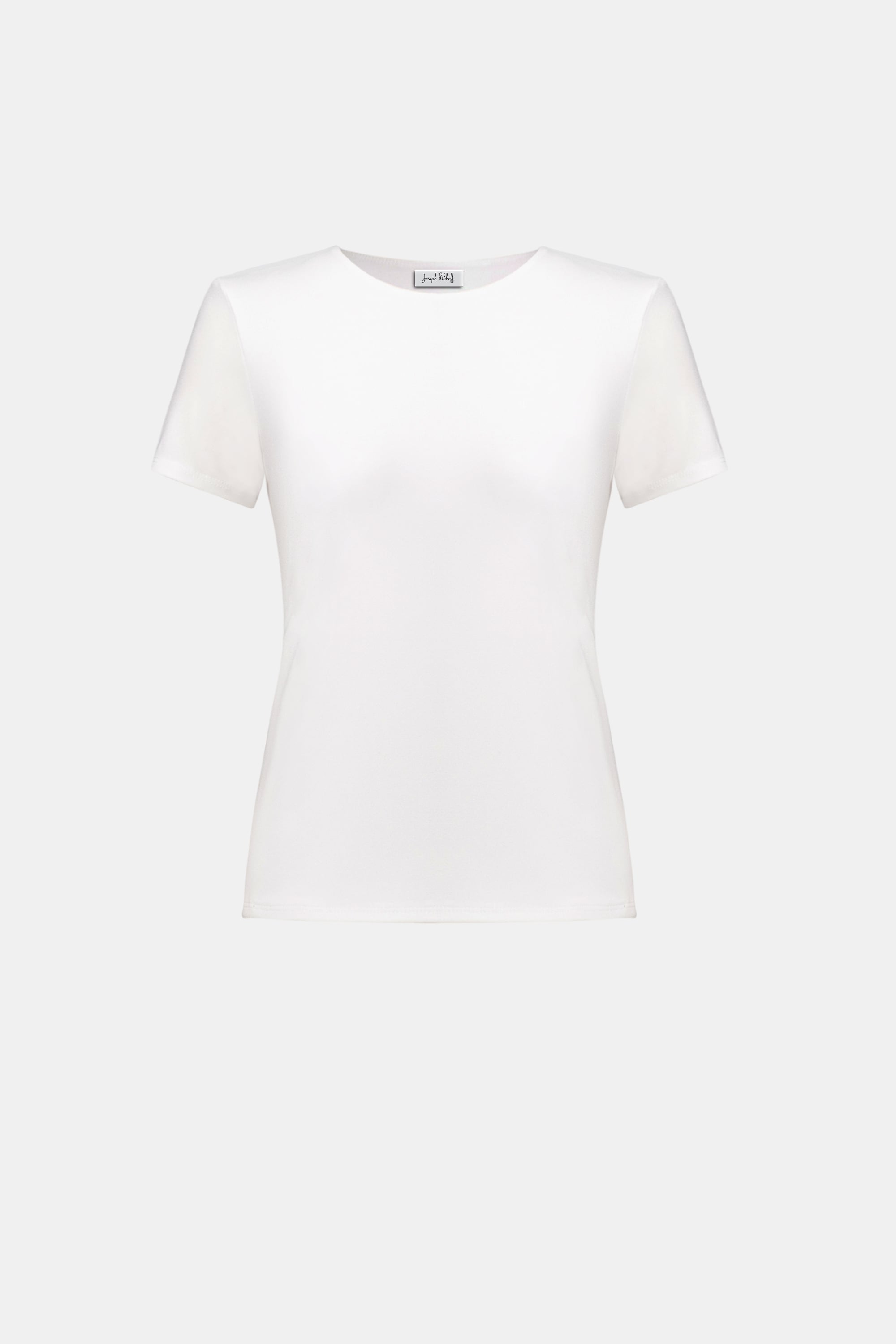 Silky Knit Fitted T-Shirt