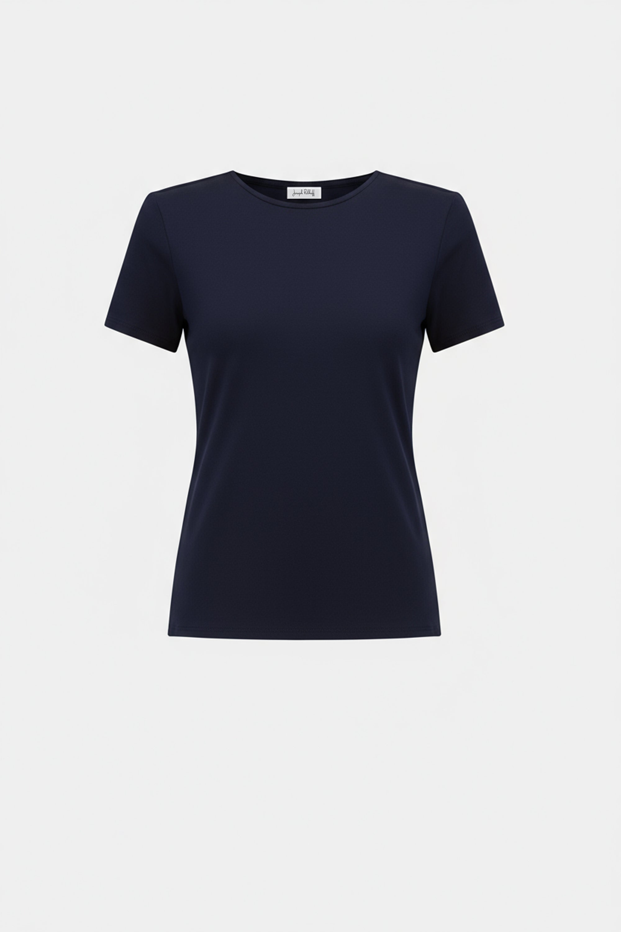 Silky Knit Fitted T-Shirt
