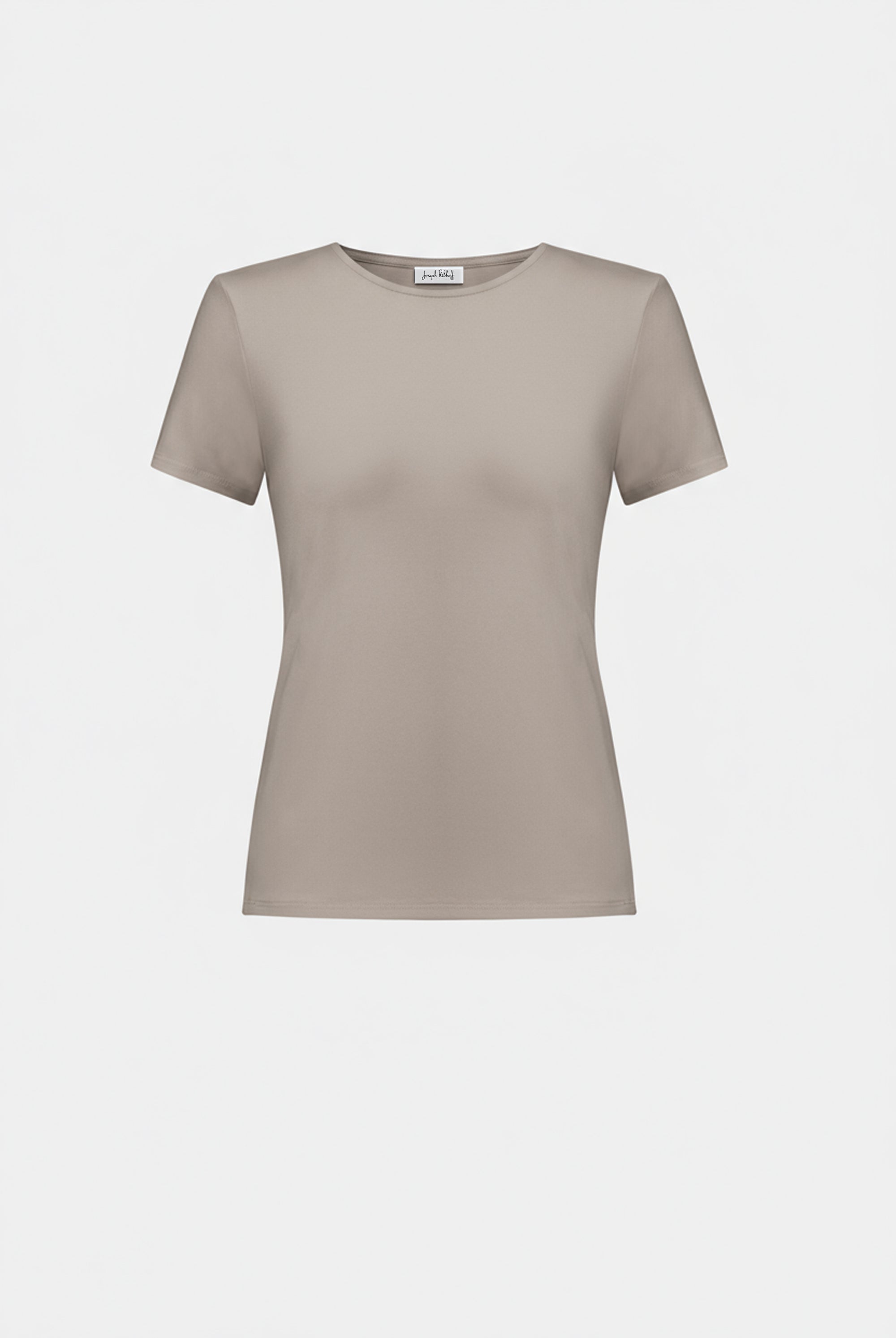 Silky Knit Fitted T-Shirt