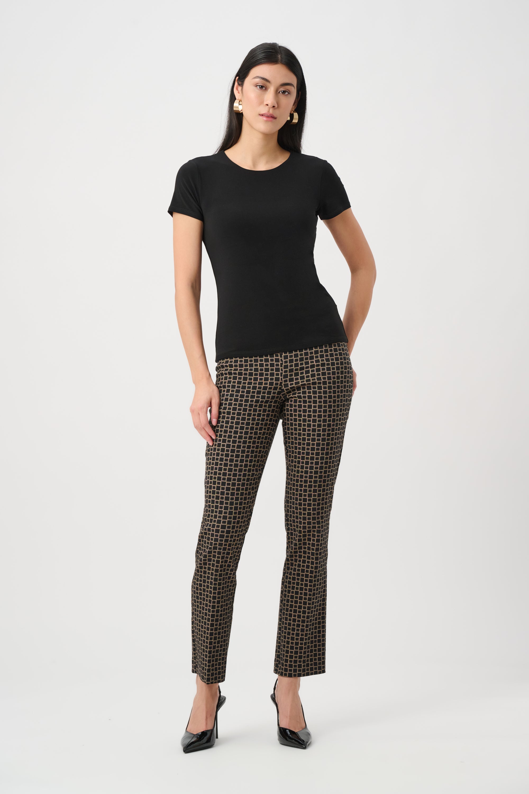 Silky Knit Fitted T-Shirt