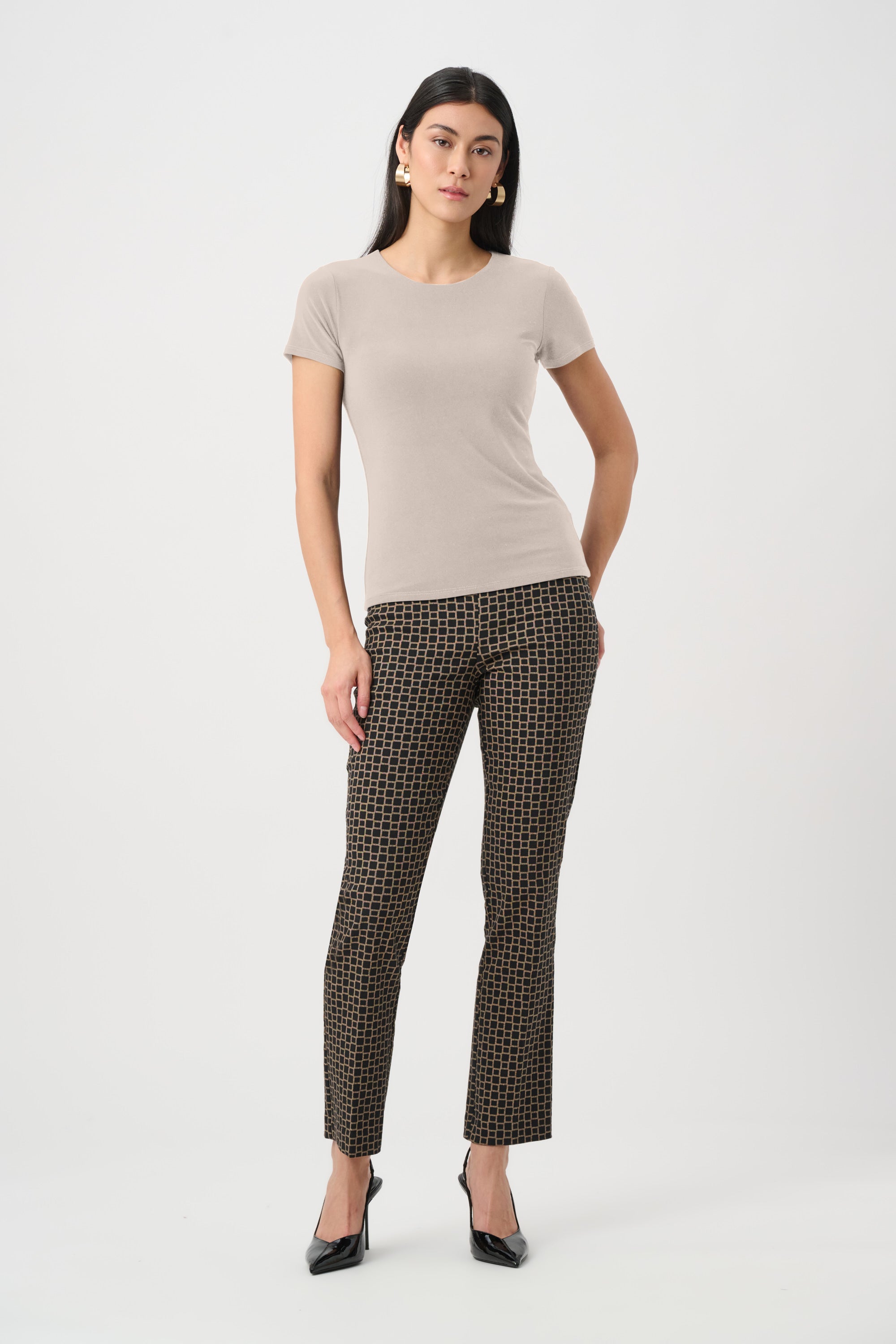 Silky Knit Fitted T-Shirt