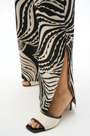 Joseph Ribkoff Bubble Satin Abstract Pant-262257