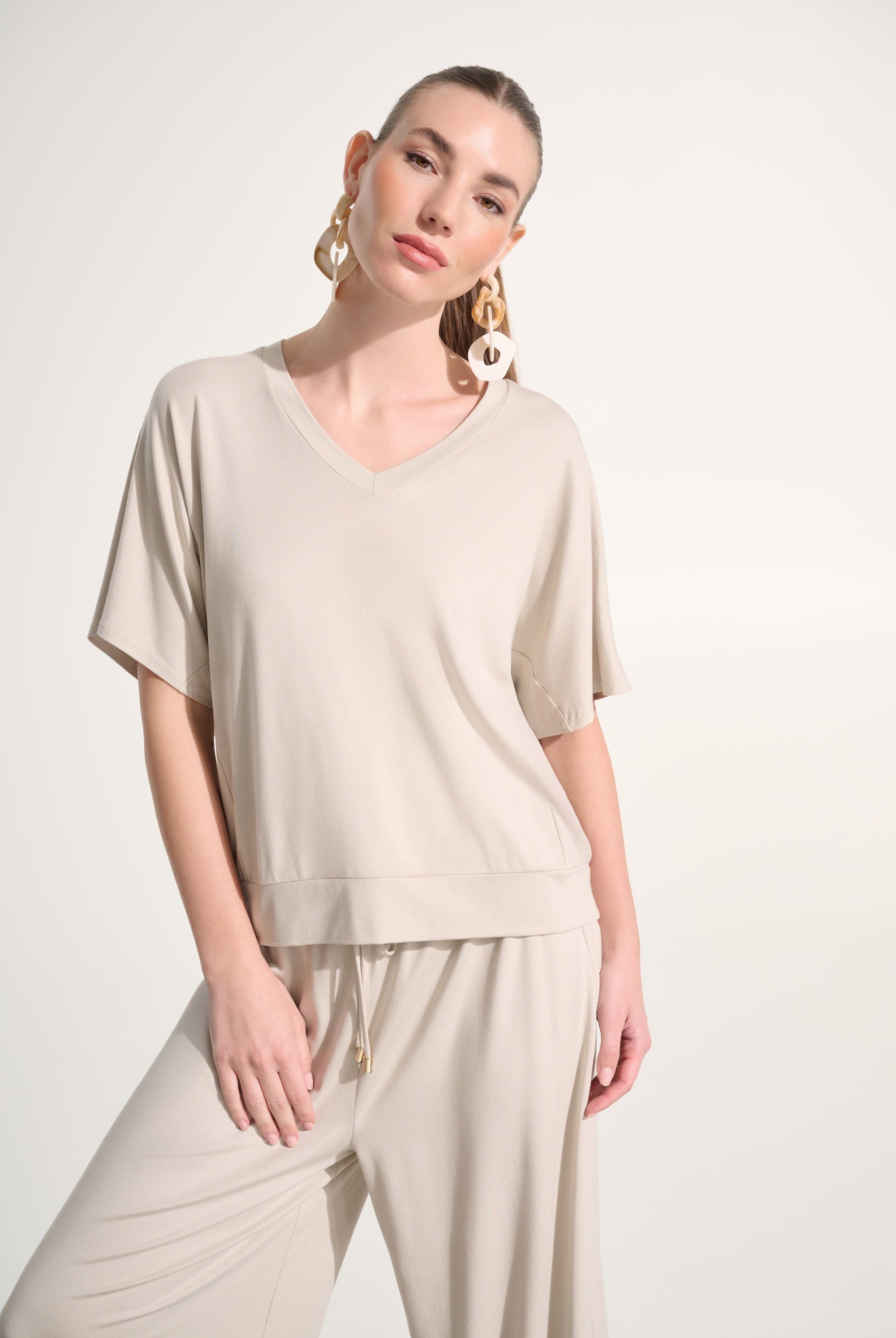 Jersey Dolman Sleeve Boxy Top